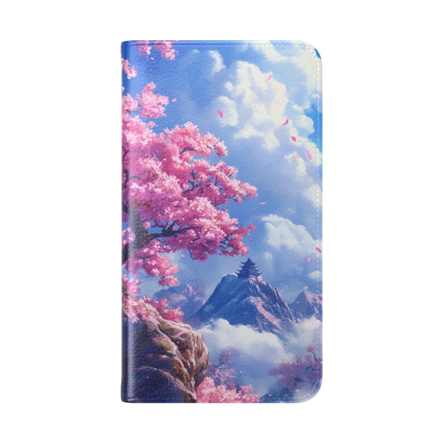 Sakura Sky Temple - Wallet Flip Case
