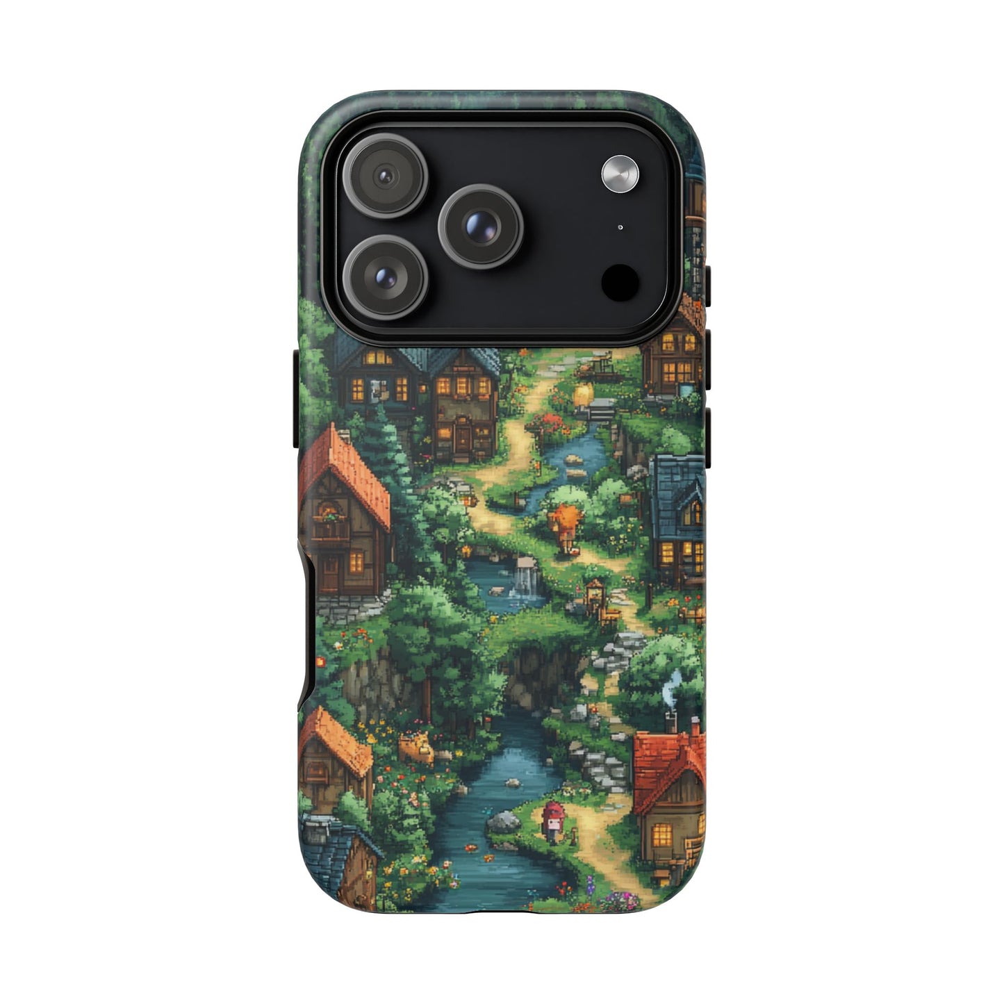 Pixel Forest Hamlet - Tough iPhone Case