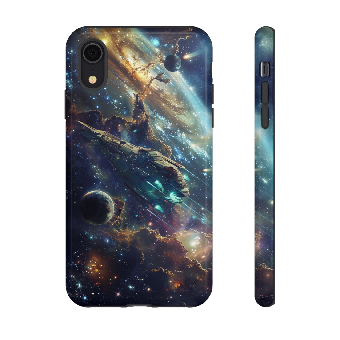 Galactic Voyage: Futuristic Spaceship - iPhone, Google Pixel, Samsung Galaxy