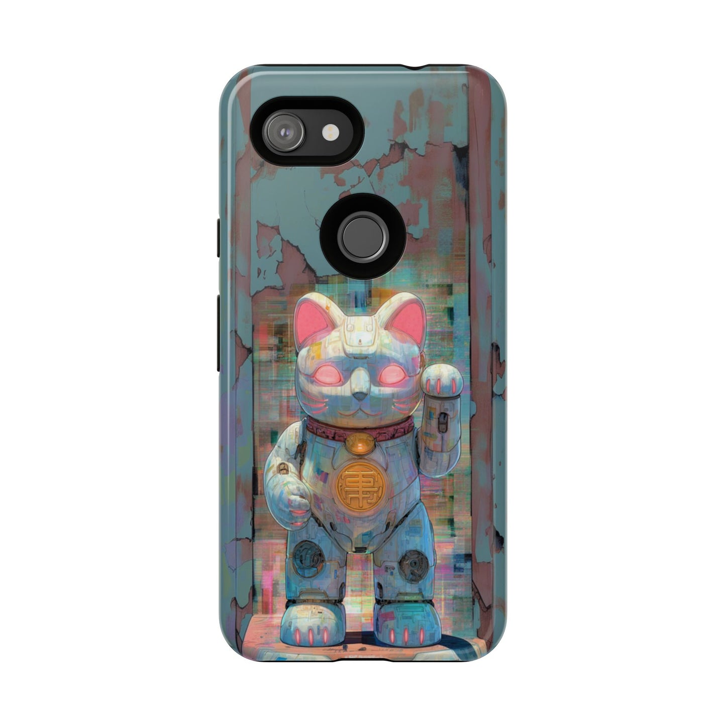 Cyber Lucky Cat - Tough Google Pixel Case