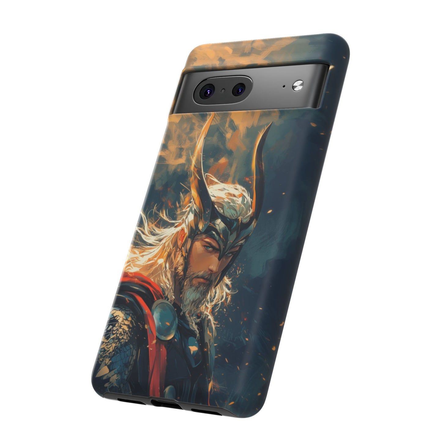 Storm-Bringer: Epic Thor Anime-Style Phone Case - iPhone, Google Pixel, Samsung