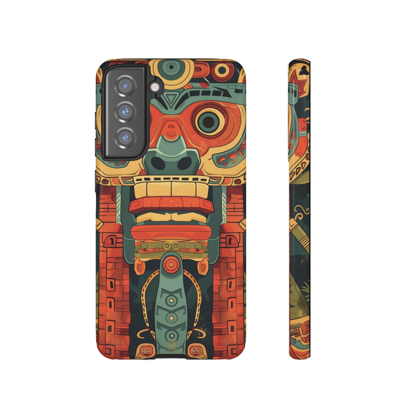 Vivid Ancient Glyphs Phone Case - iPhone, Google Pixel, Samsung