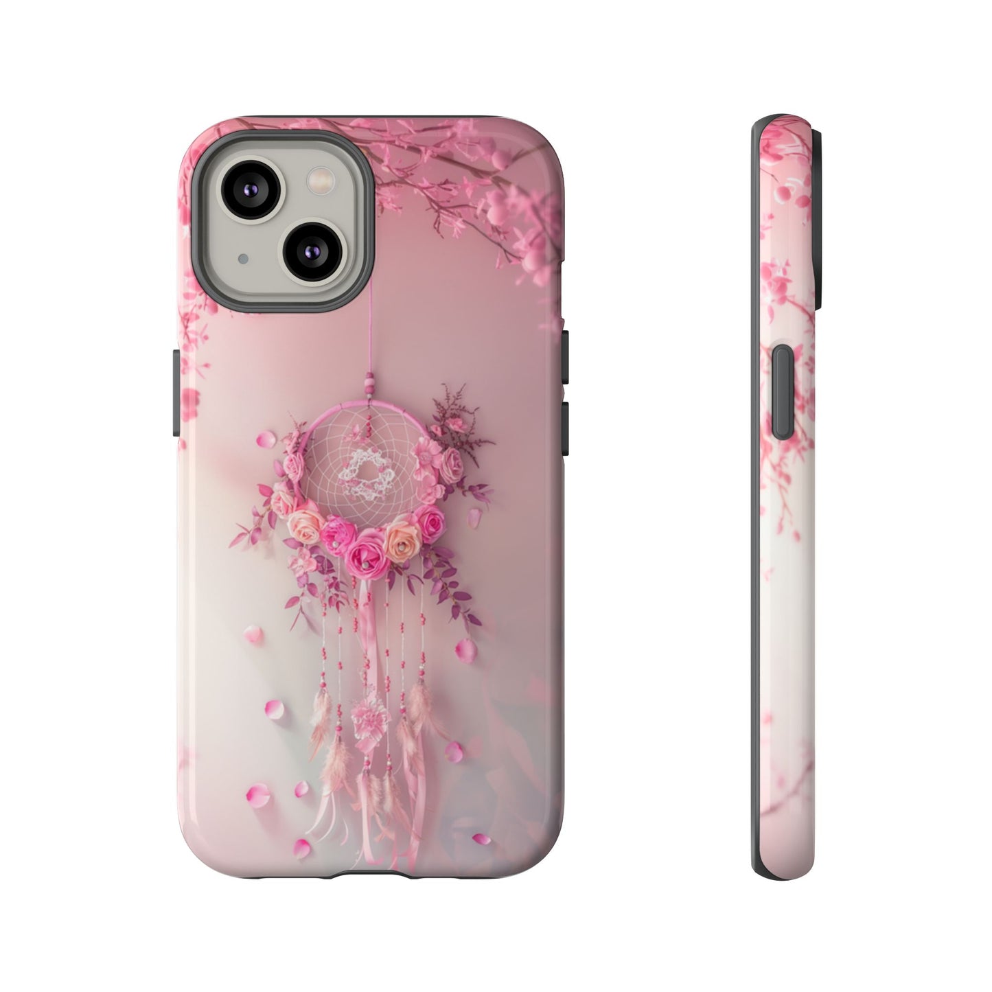 Pink Rose Dreamcatcher - Tough iPhone Case