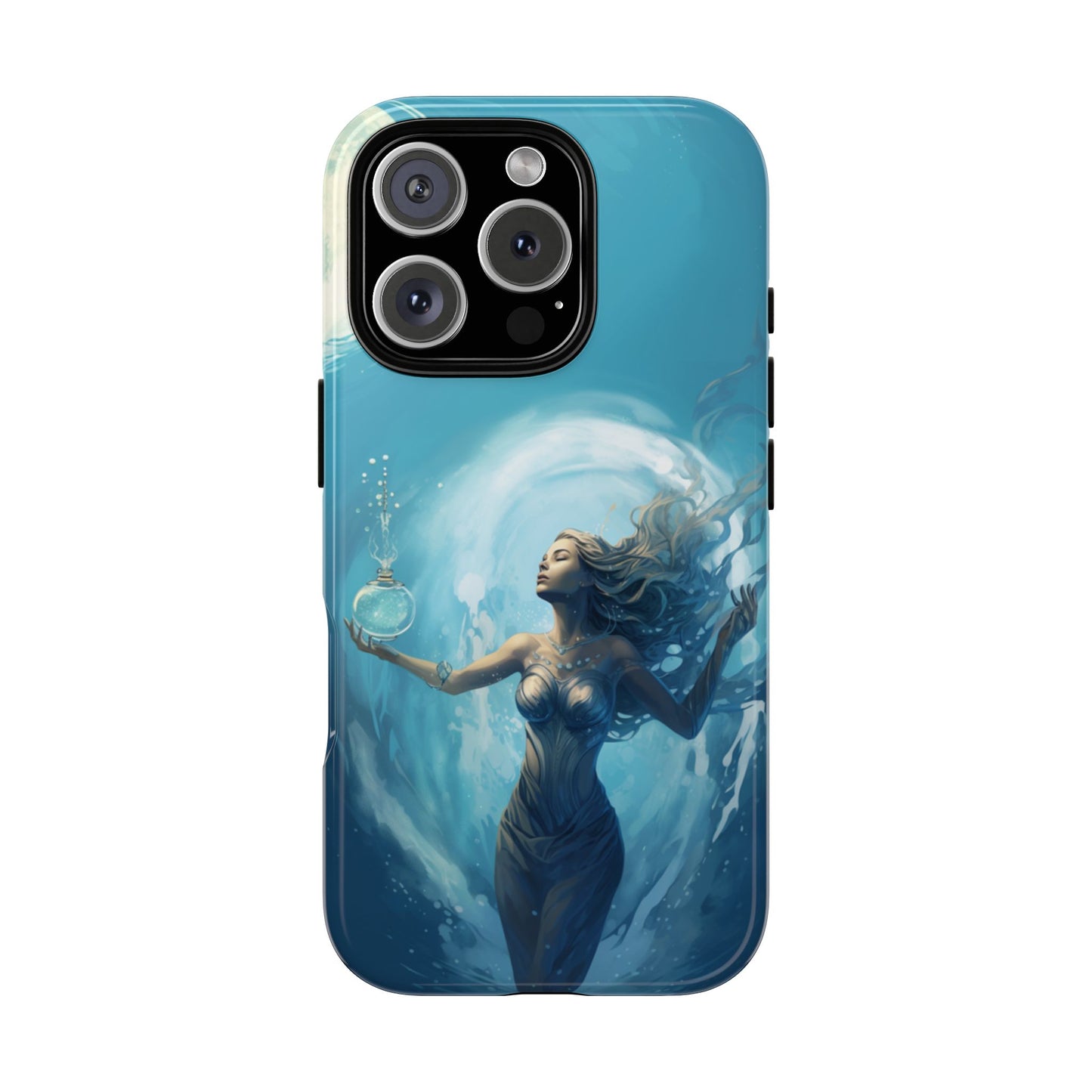 Aquarius Lunar Water Bearer Phone Case – iPhone, Google Pixel, Samsung Galaxy