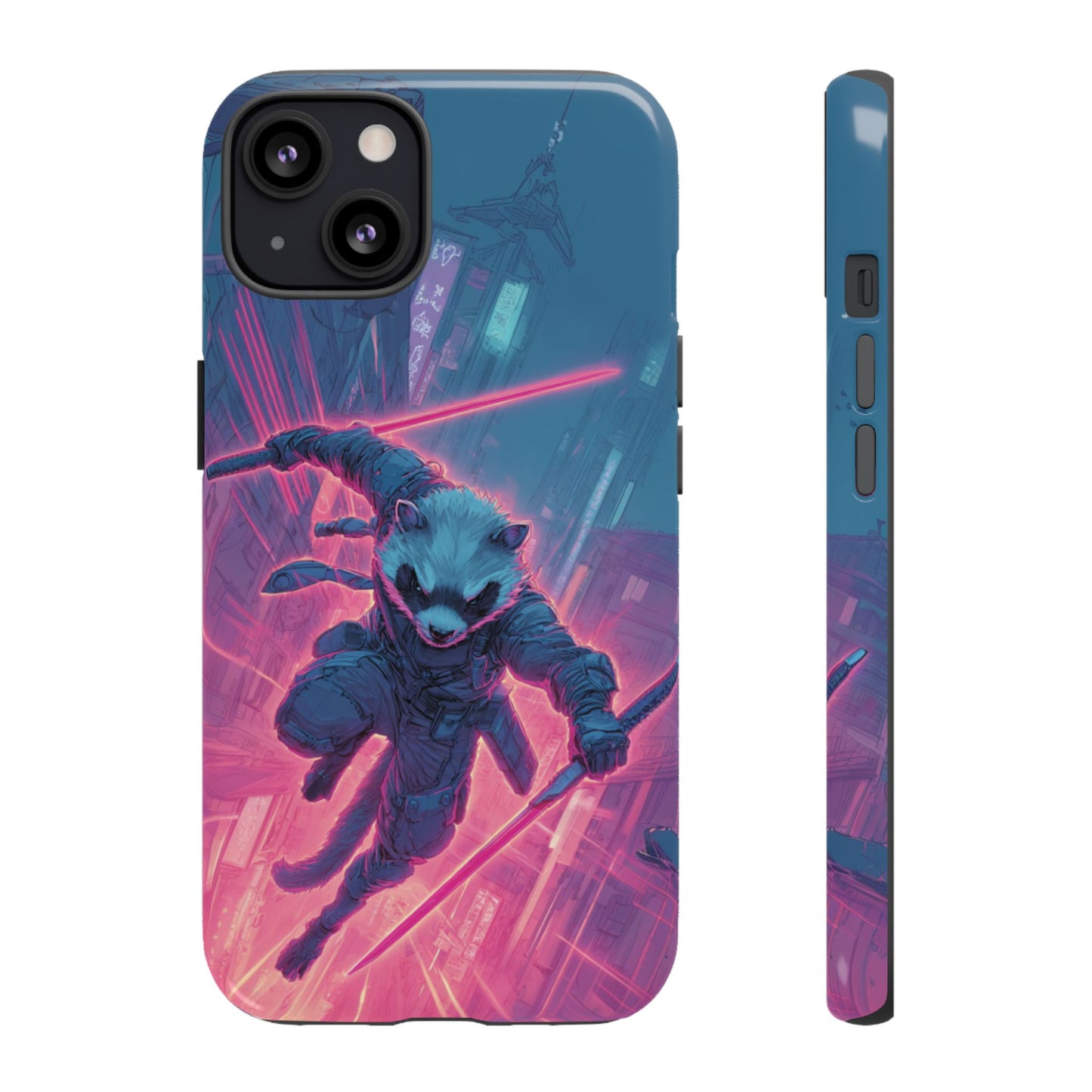 Cyberpunk Ferret - Tough iPhone Case