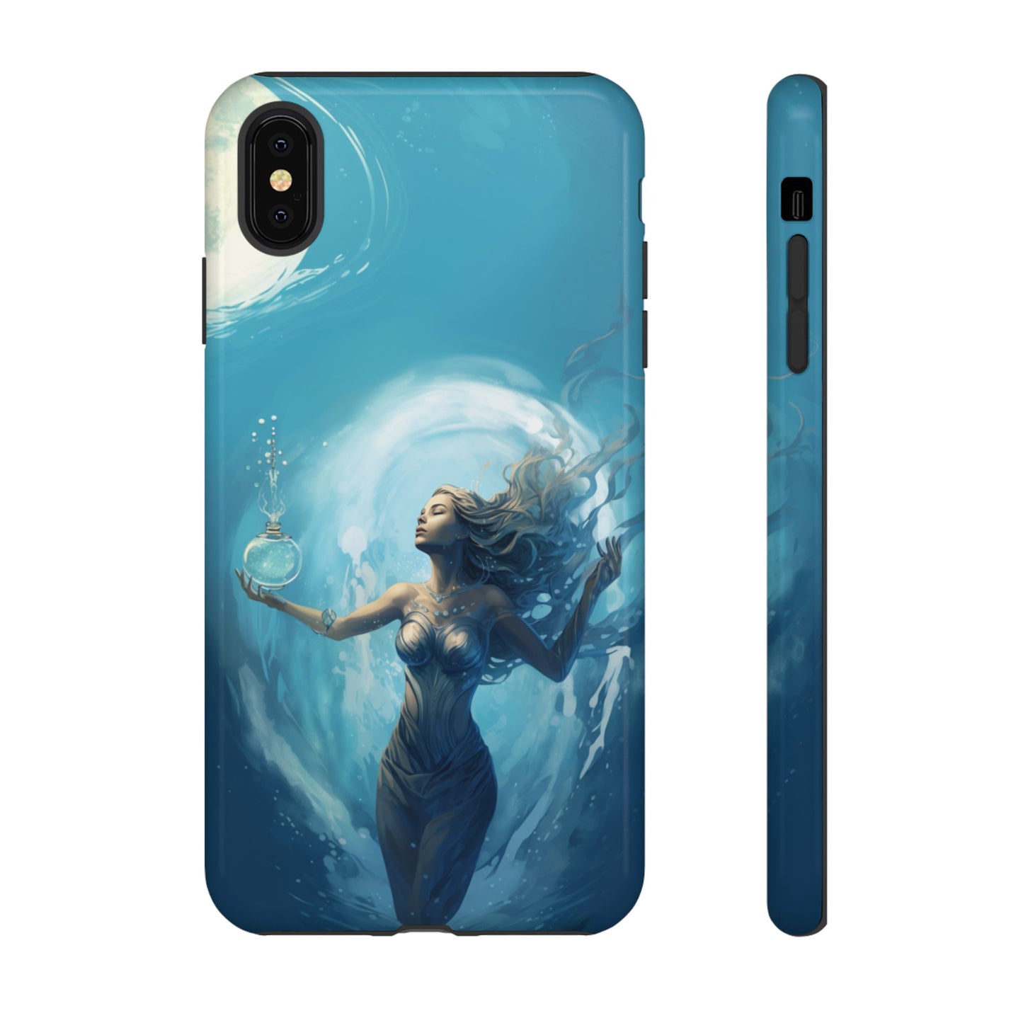 Aquarius Lunar Water Bearer Phone Case – iPhone, Google Pixel, Samsung Galaxy