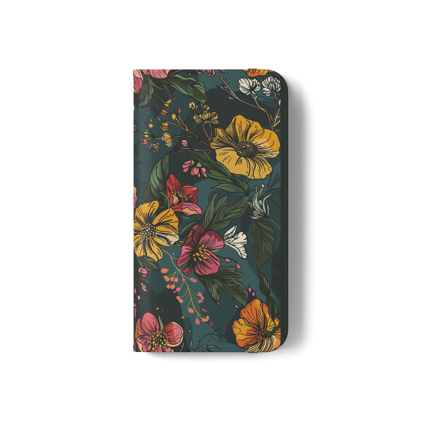 Vintage Floral Bloom - Wallet Flip Case