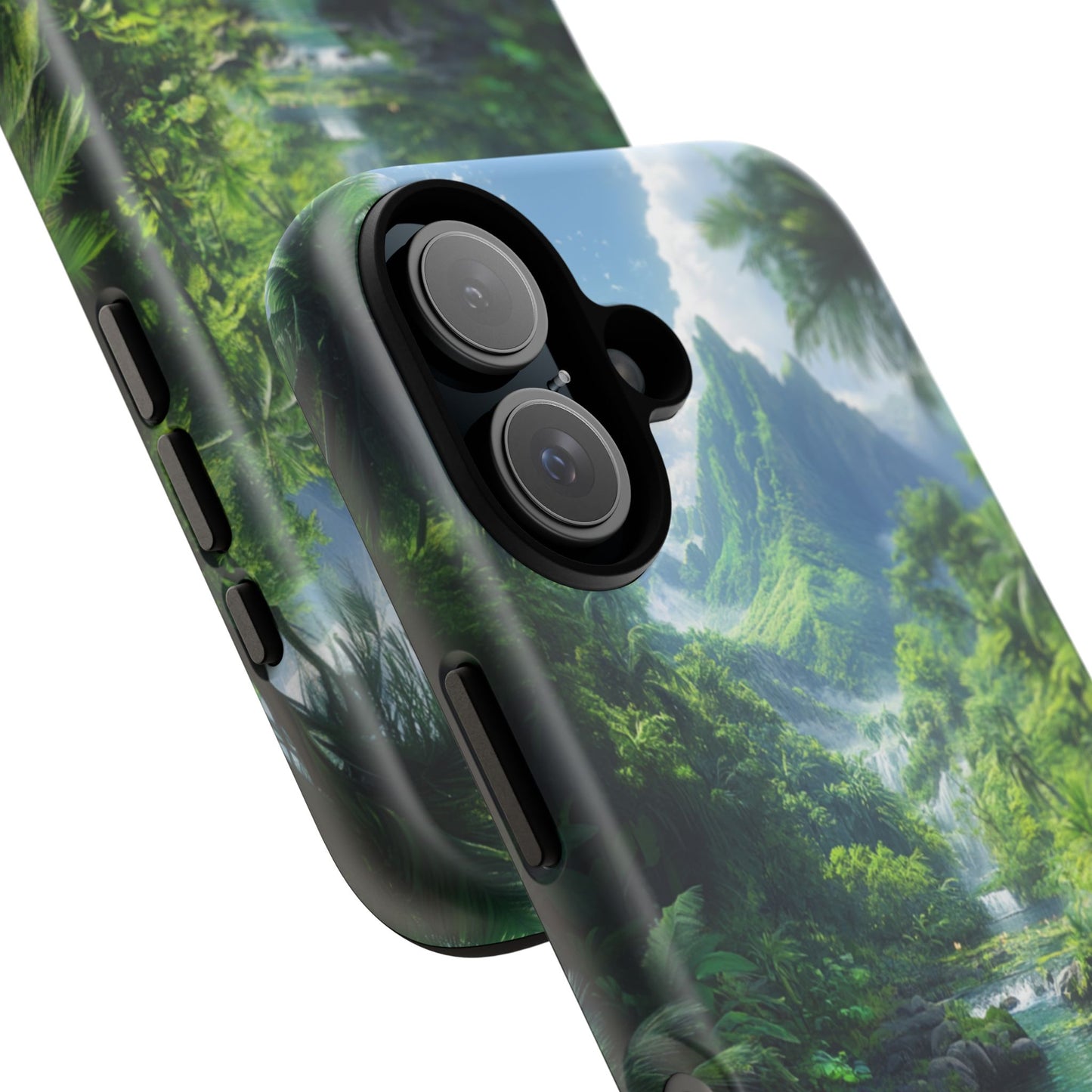 Verdant Jungle Cascade – Tough iPhone Case