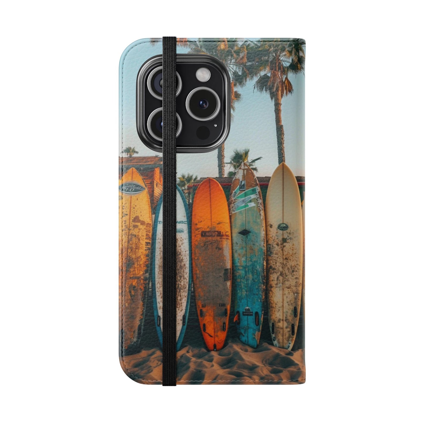 Beach Surfboards - Wallet Flip Case