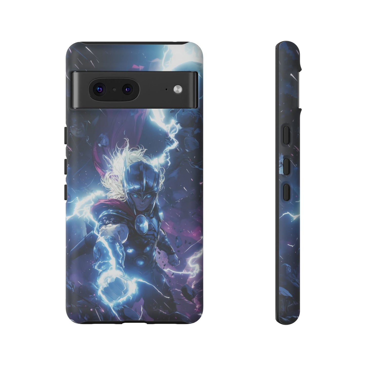 Lightning Fury: Thor Anime Action Phone Case - iPhone, Google Pixel, Samsung