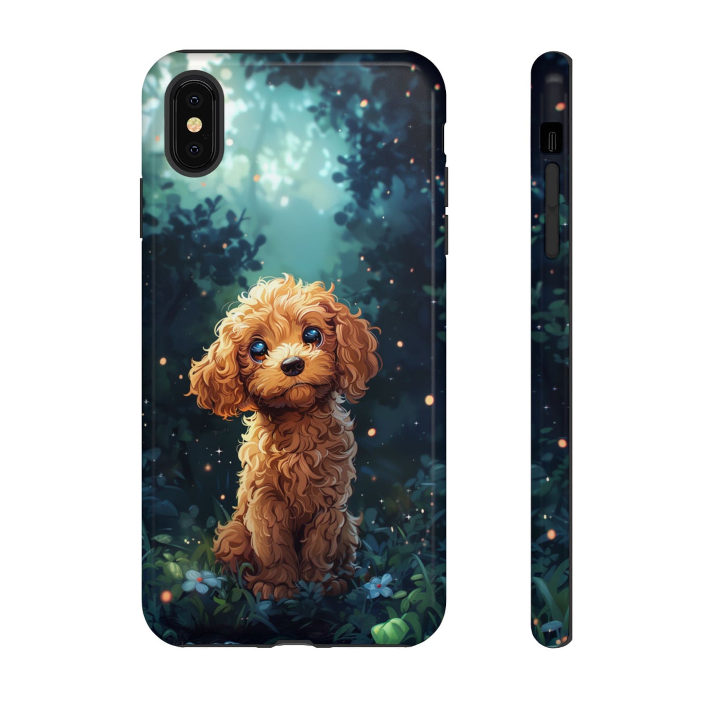 Forest Poodle - Tough iPhone Case