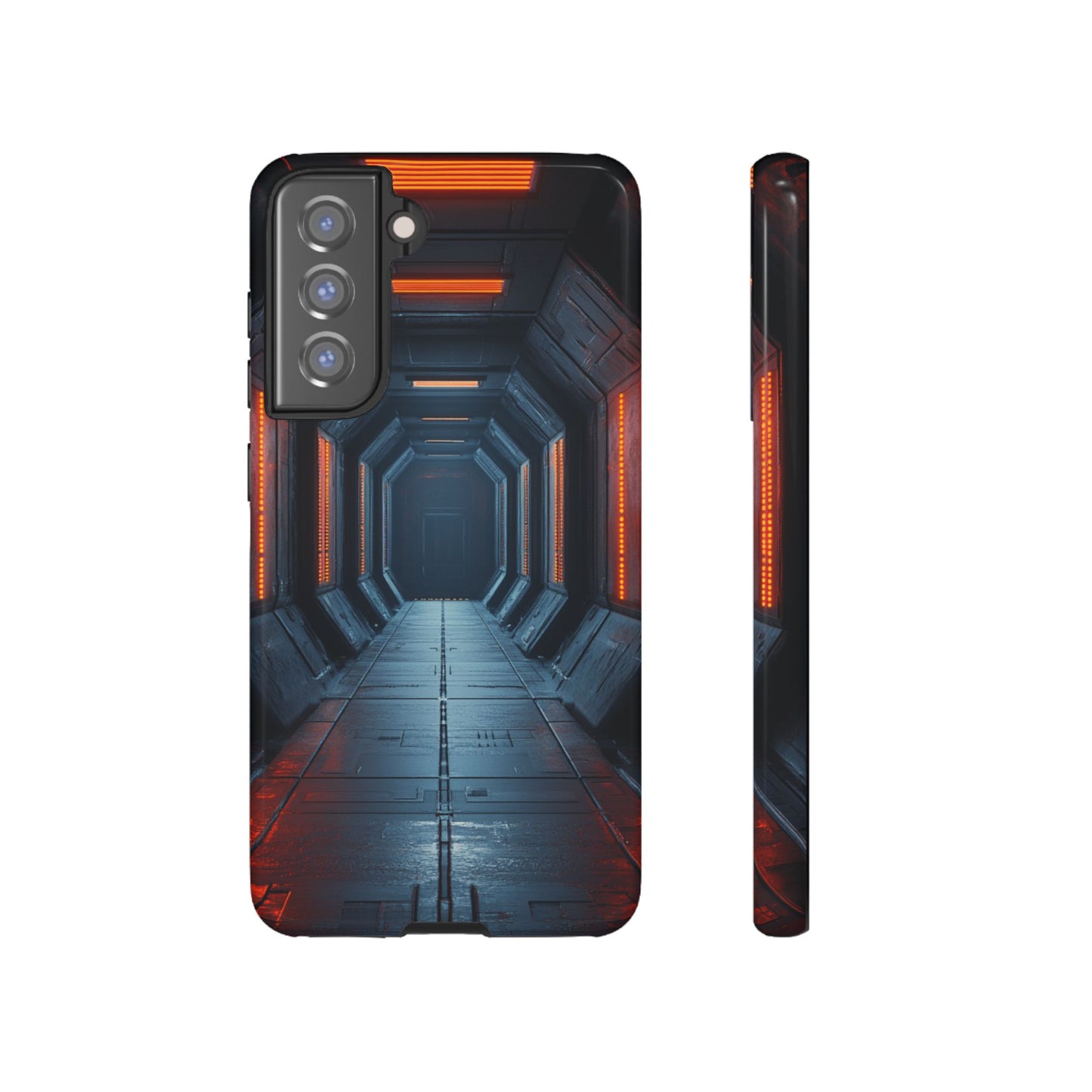 Red Alert Corridor – Tough Samsung Galaxy Case