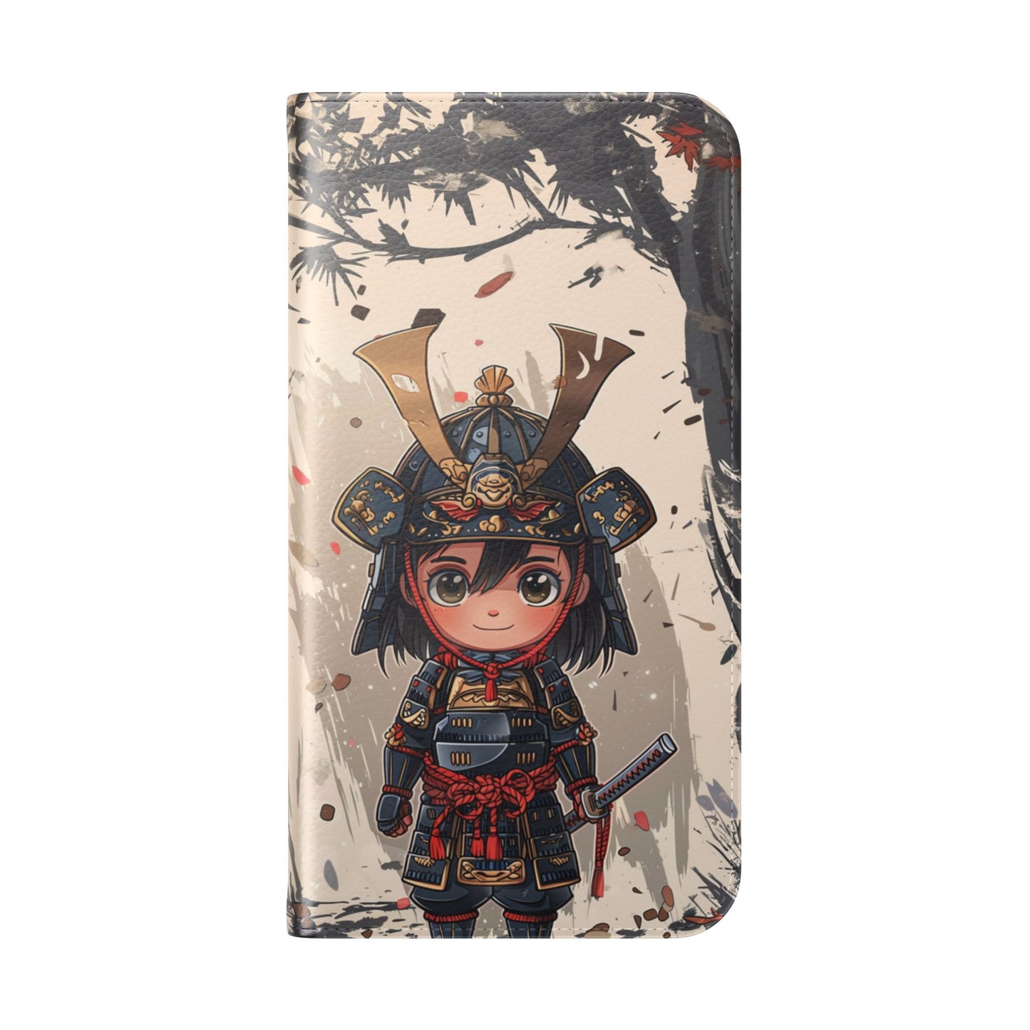 Chibi Samurai - Wallet Flip Case