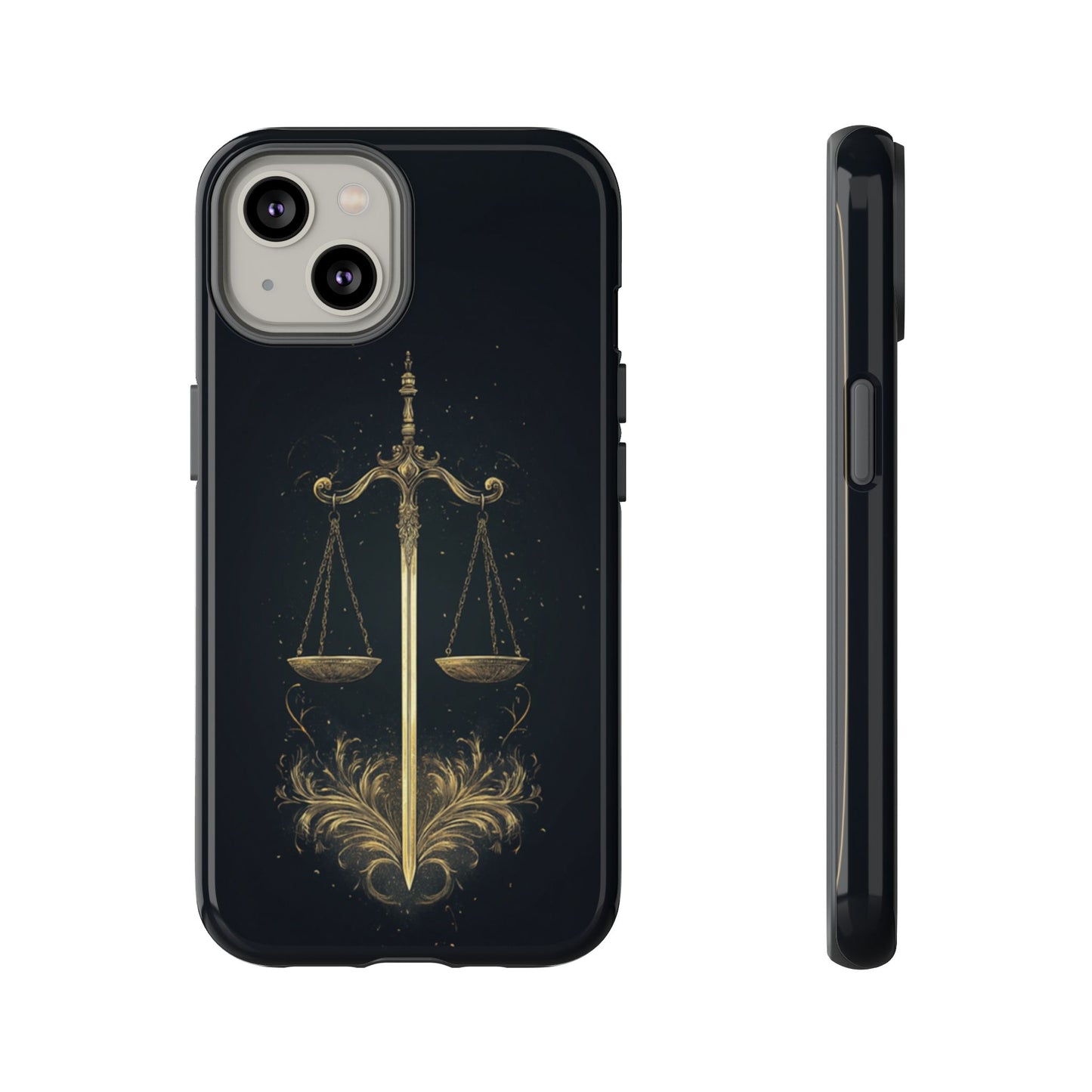 Libra Gilded Balance – Tough iPhone Case