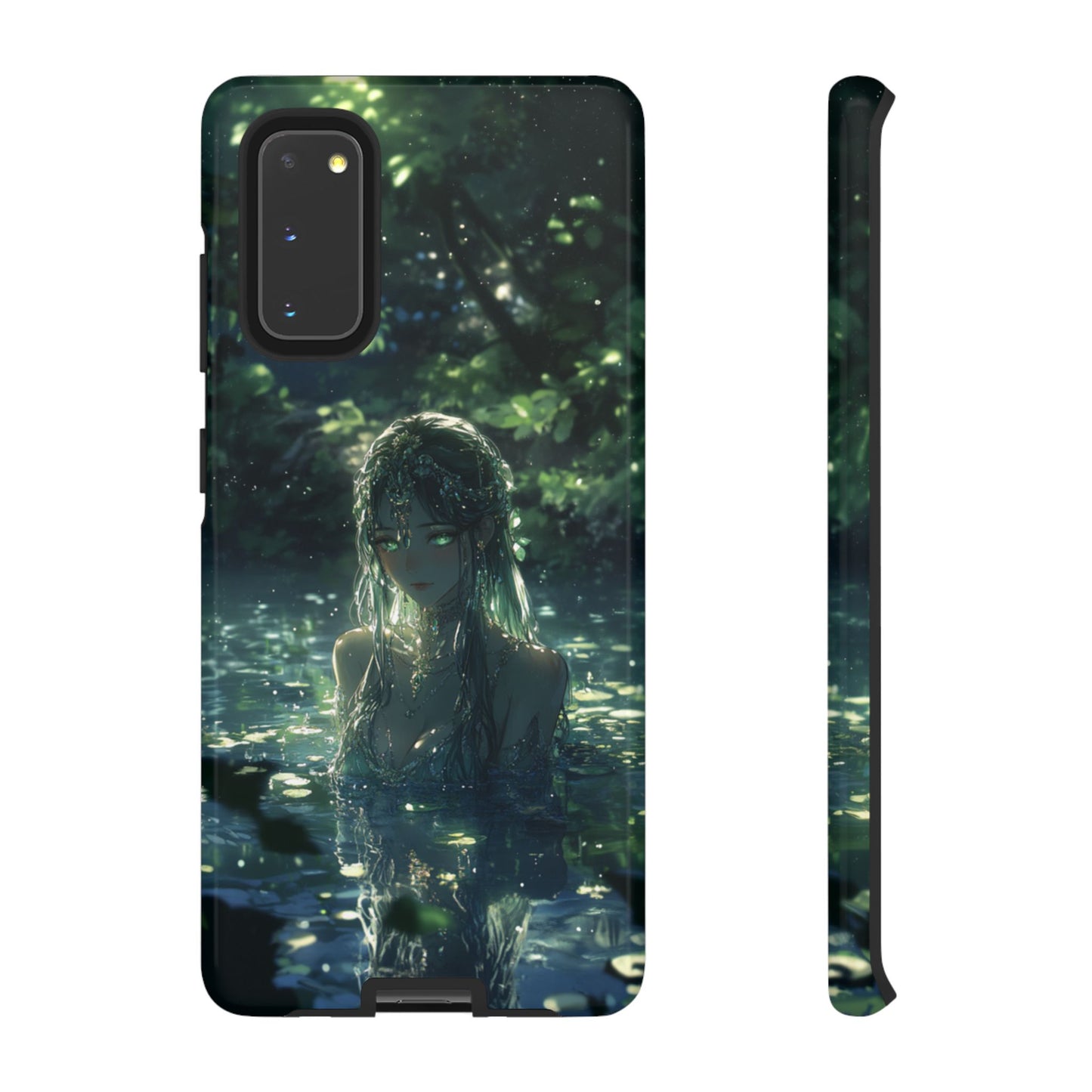 Forest Water Nymph Green Eyes Pond - Tough Samsung Galaxy Case