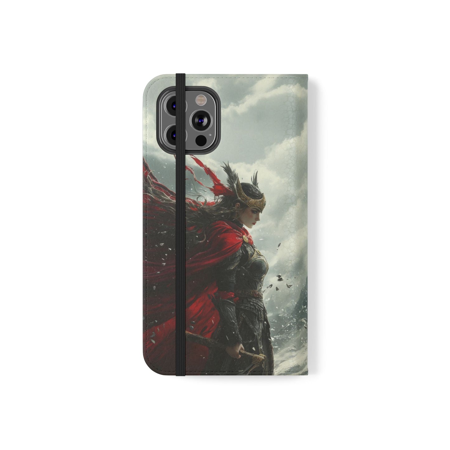 Freya Crimson Valkyrie - Wallet Flip Case