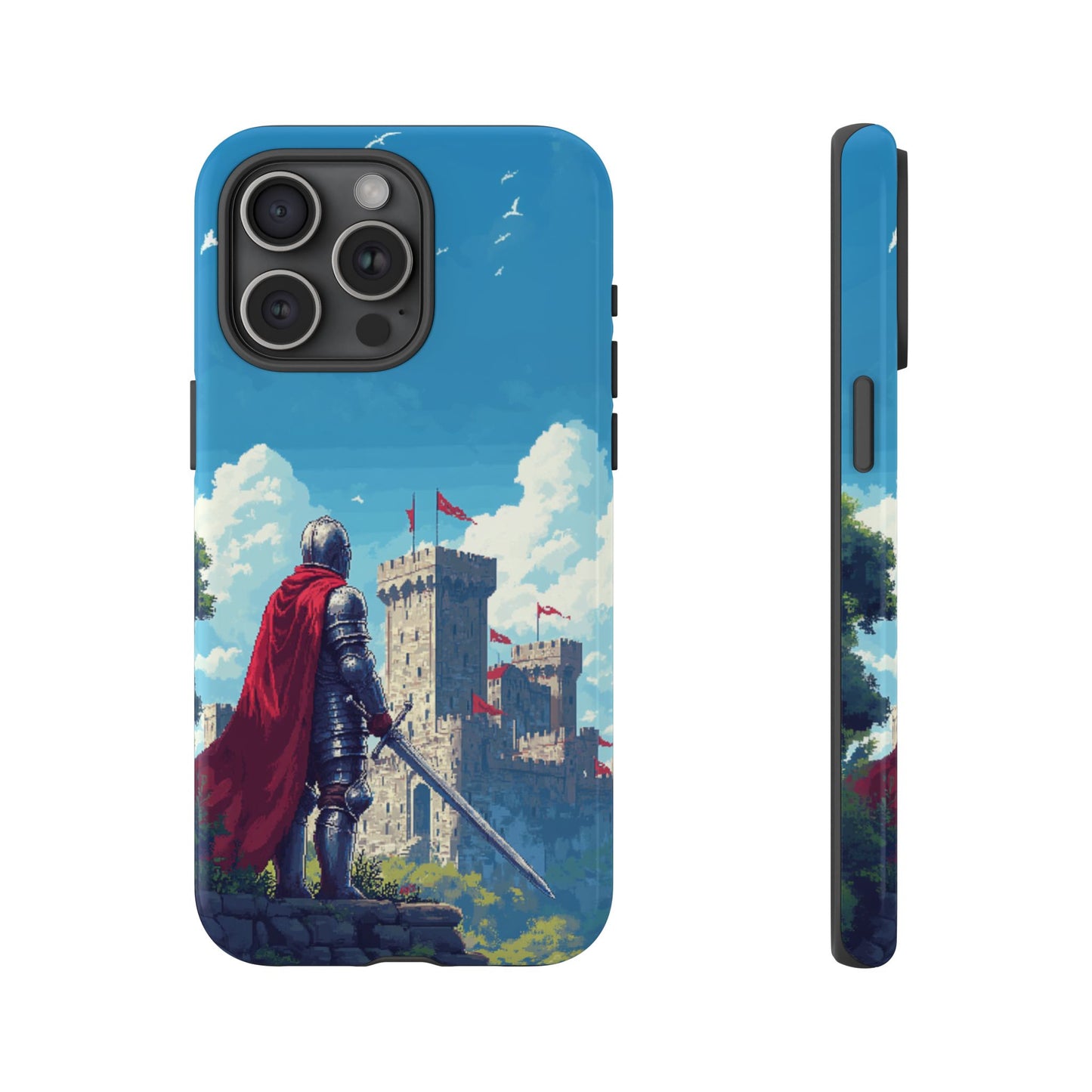 Pixel Knight Adventure Phone Case - iPhone, Google Pixel, Samsung Galaxy