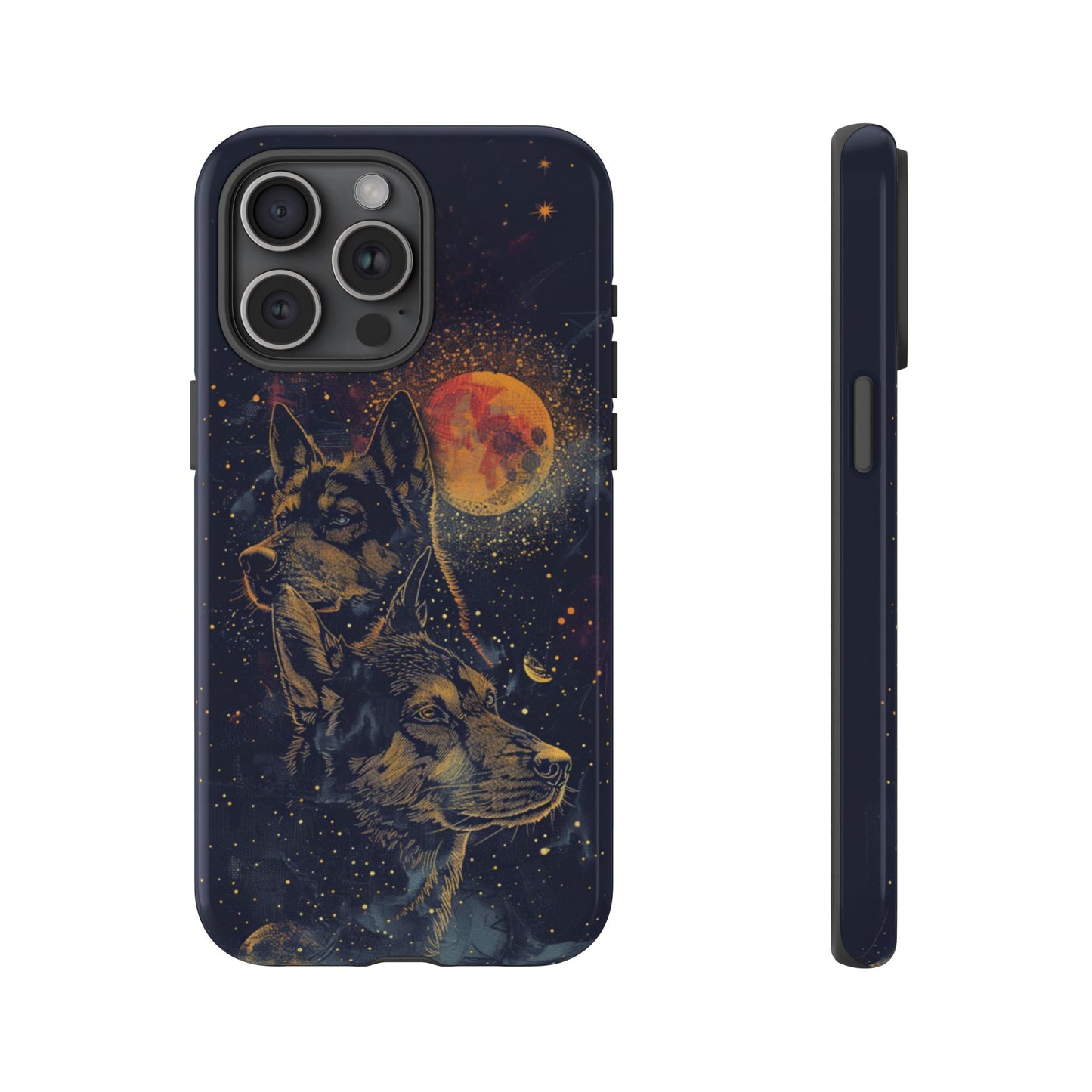 German Shepherd Celestial Phone Case – iPhone, Google Pixel, Samsung Galaxy