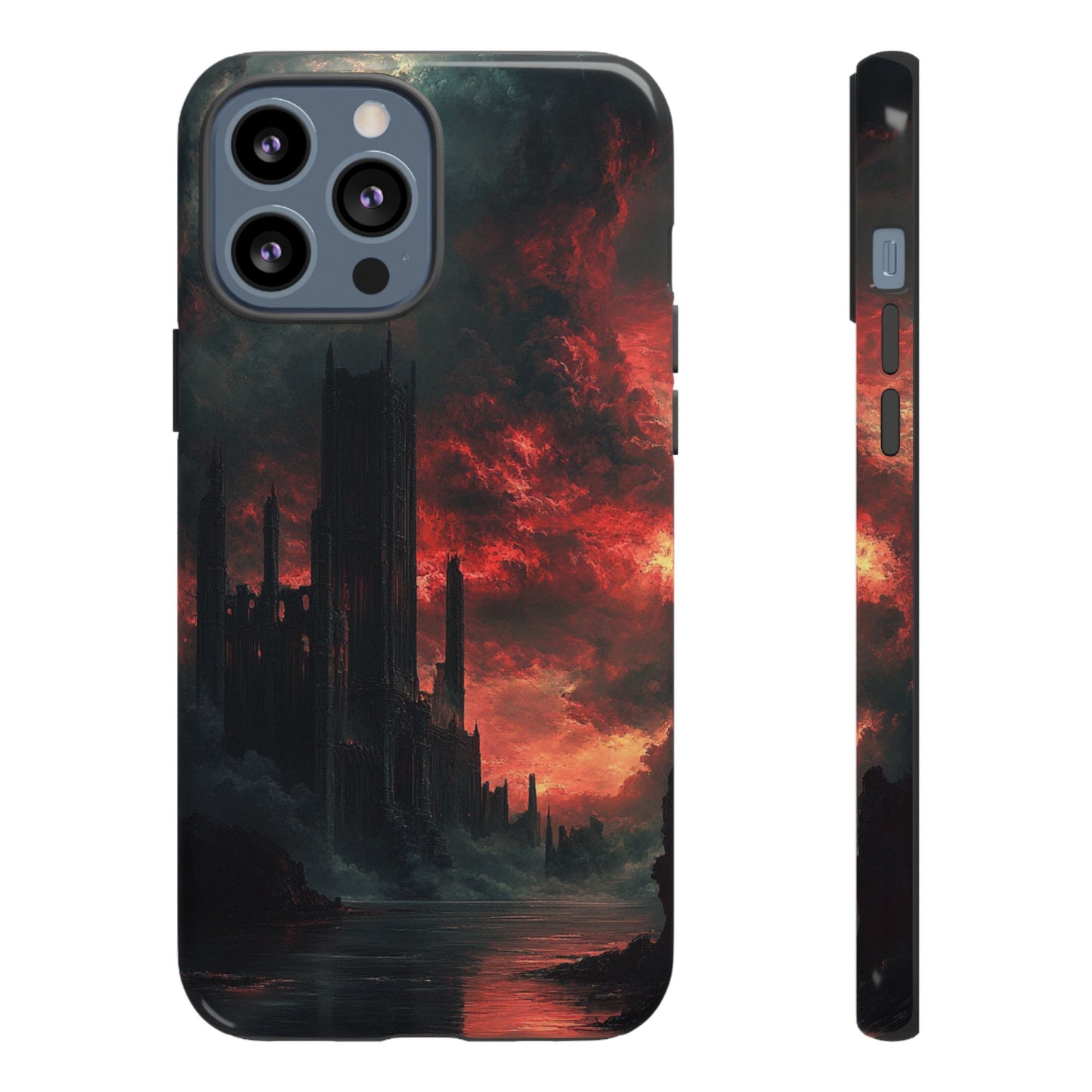 Crimson Dread Citadel – Tough iPhone Case