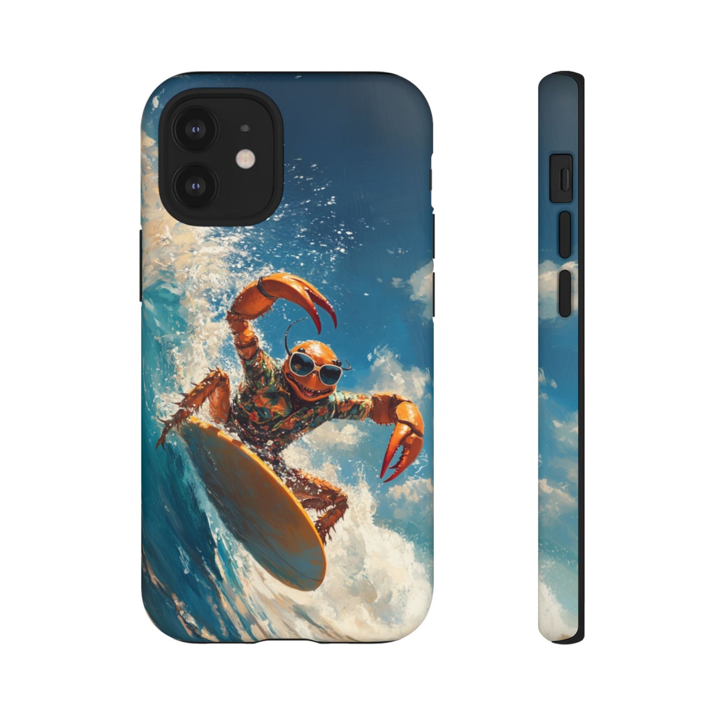 Surfing Crab - Tough iPhone Case