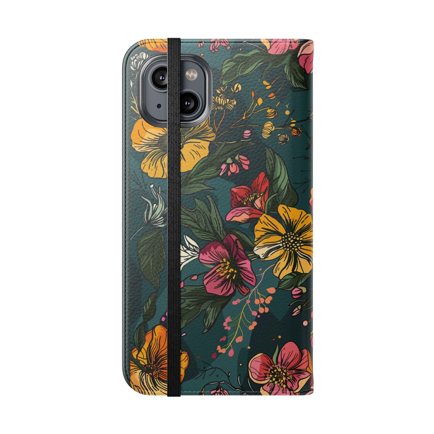 Vintage Floral Bloom - Wallet Flip Case
