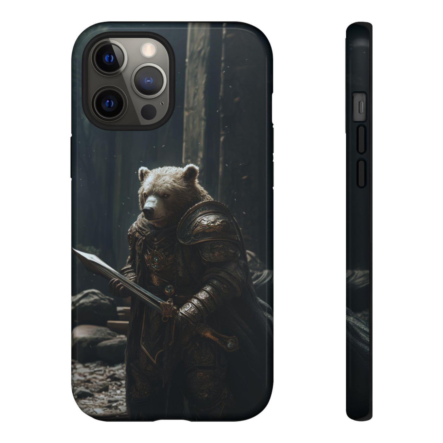 Medieval Bear Warrior Knight - Tough iPhone Case