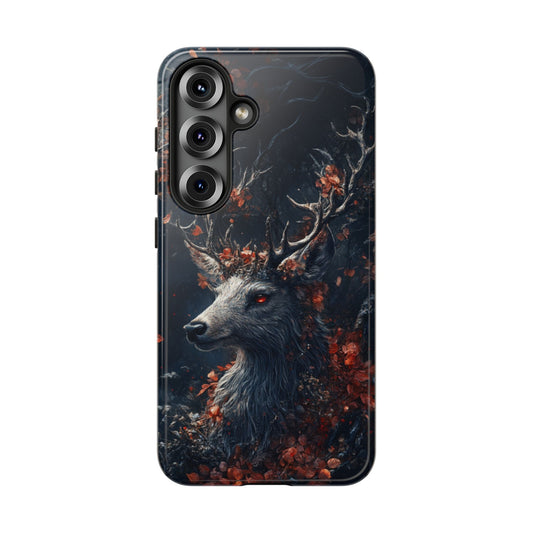 Crimson Stag Blossom – Tough Samsung Galaxy Case