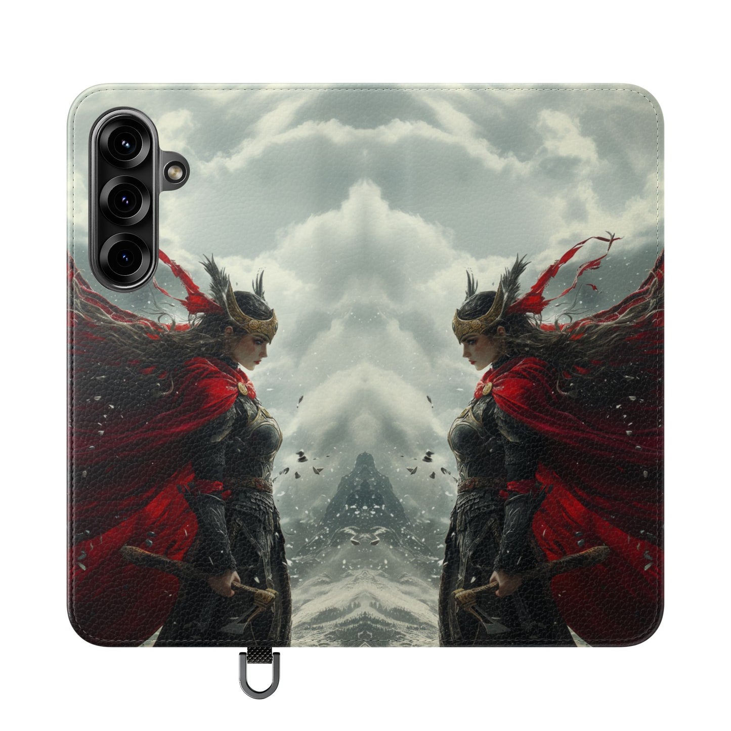 Freya Crimson Valkyrie - Wallet Flip Case
