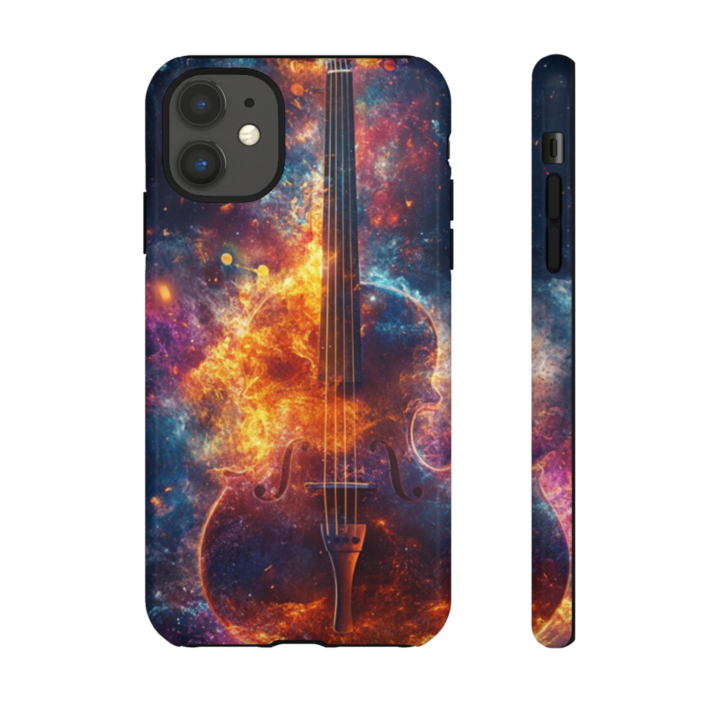 Fiery Violin Galaxy Phone Case – iPhone, Samsung, Google Pixel