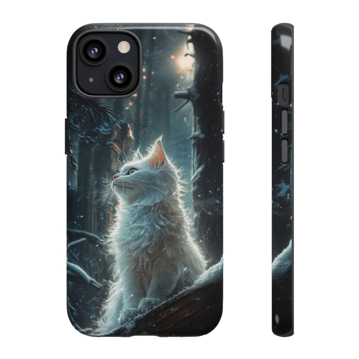 Winter Spirit Cat - Tough iPhone Case