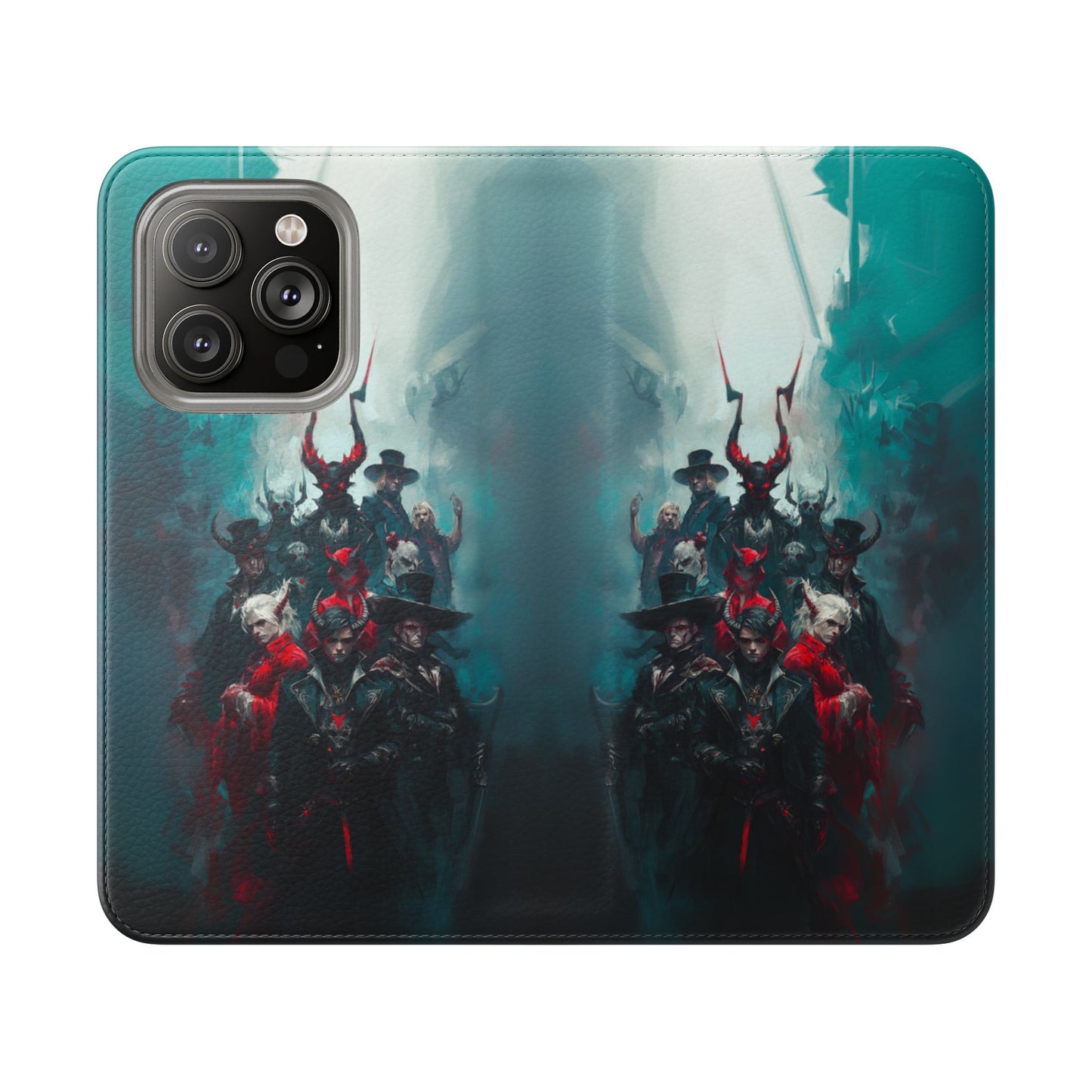 Dark Fantasy Demon Hunters - Wallet Flip Case