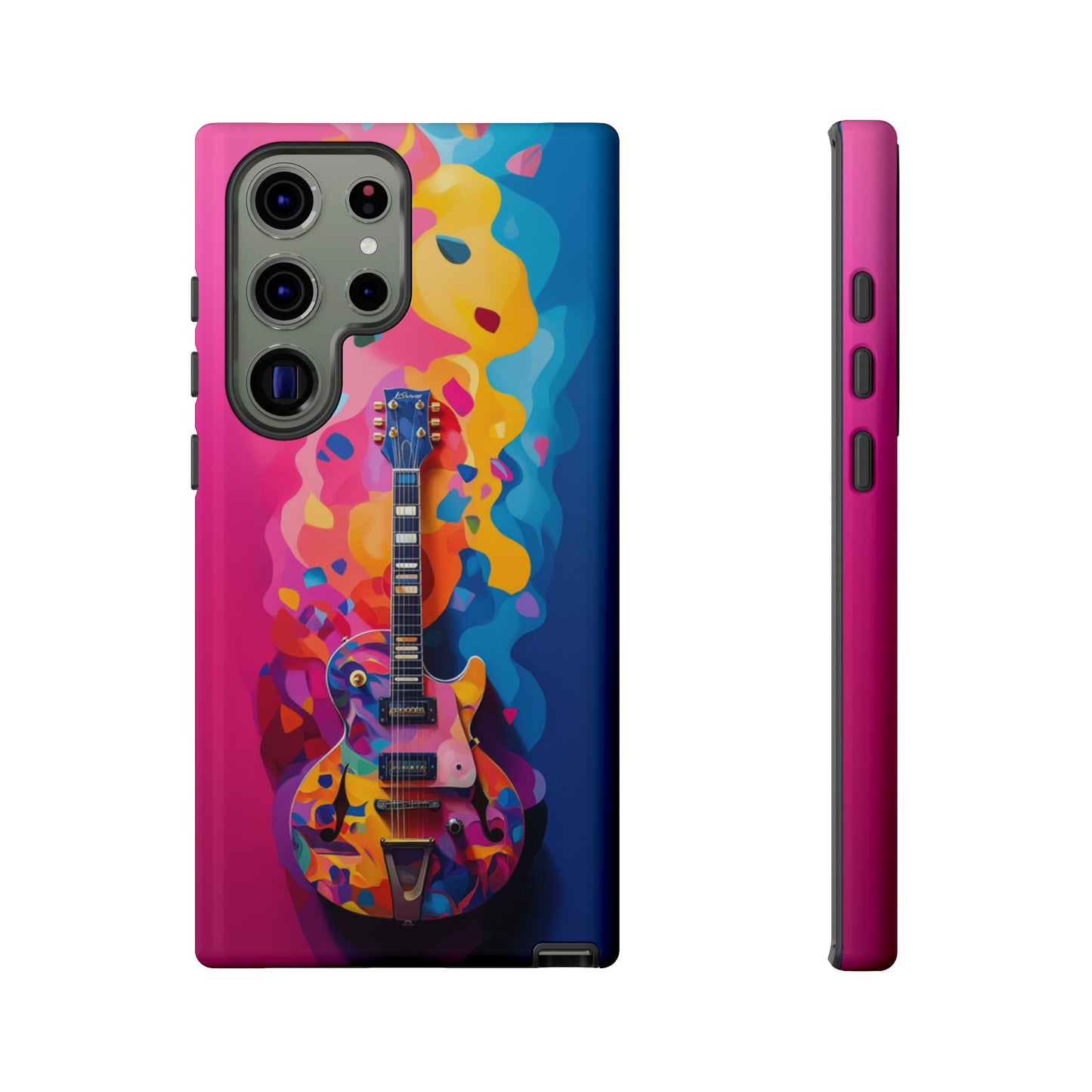 Vibrant Abstract Guitar Phone Case - iPhone, Google Pixel, Samsung Galaxy