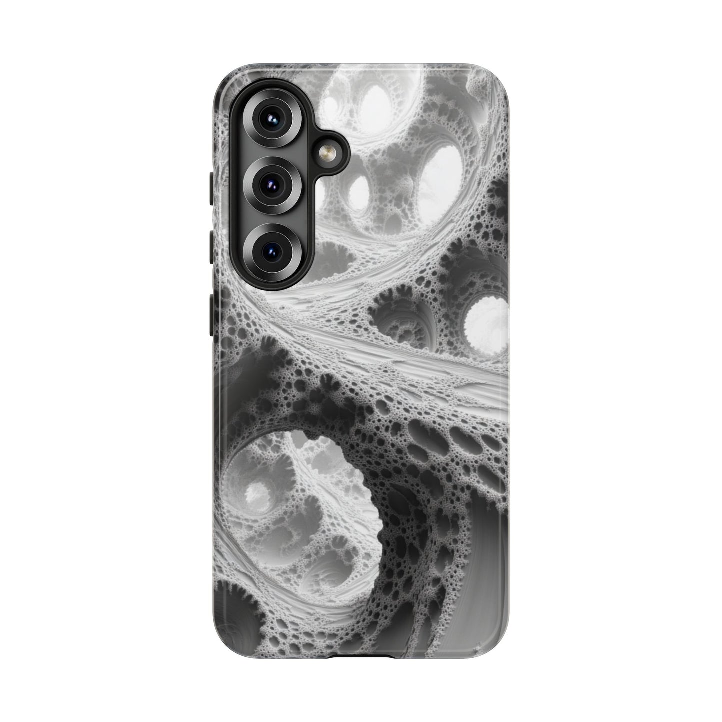 Monochrome Fractal – Tough Samsung Galaxy Case