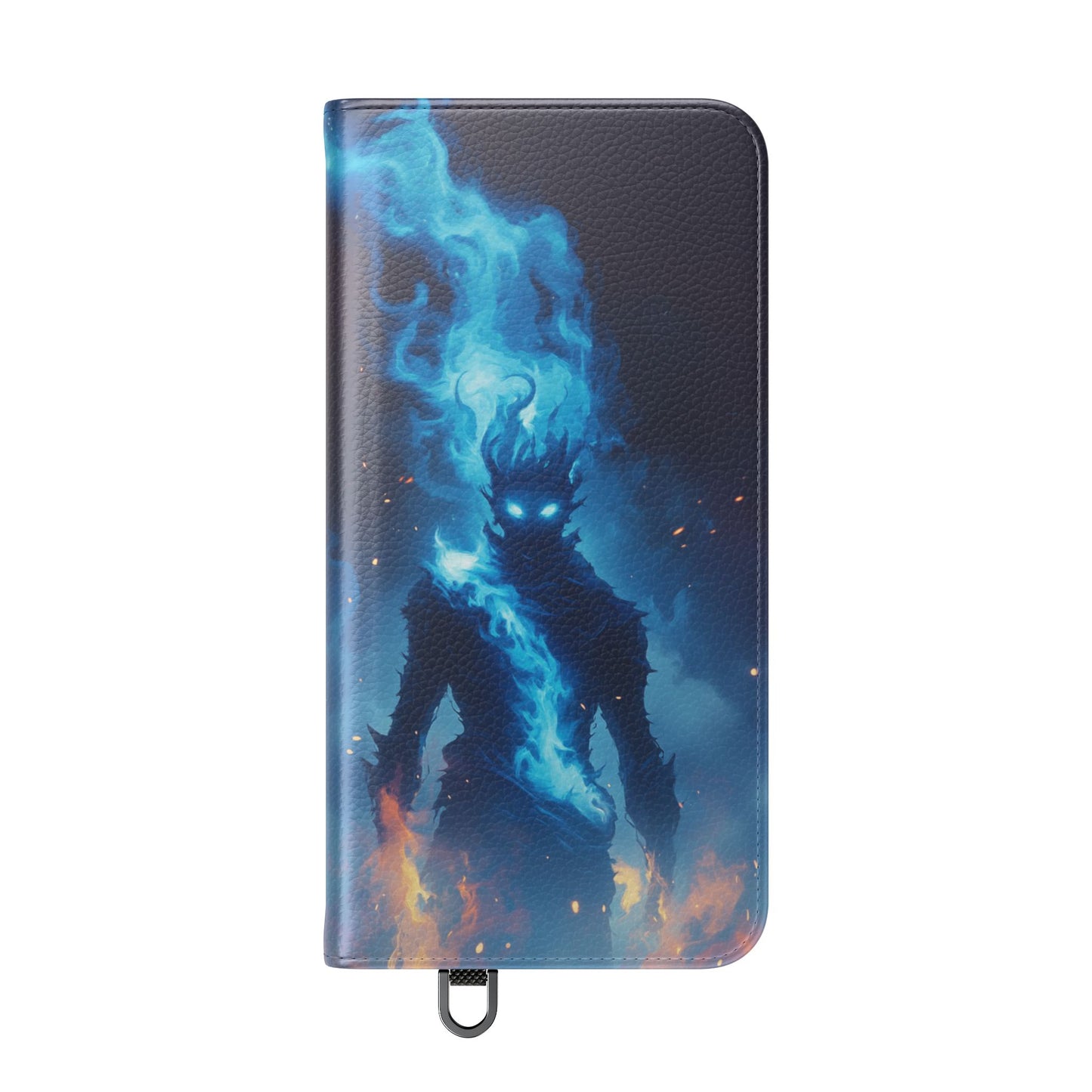 Blue Flame Spirit - Wallet Flip Case