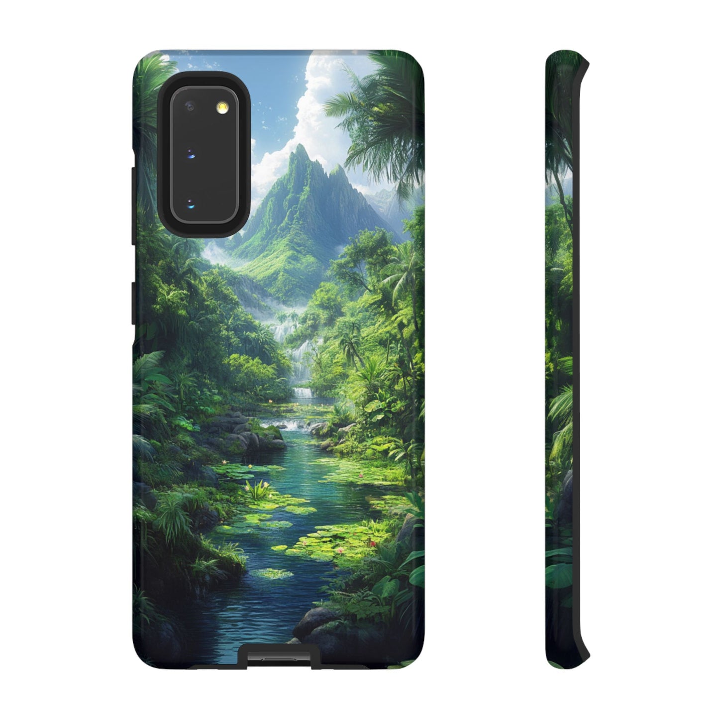 Verdant Jungle Cascade – Tough Samsung Galaxy Case