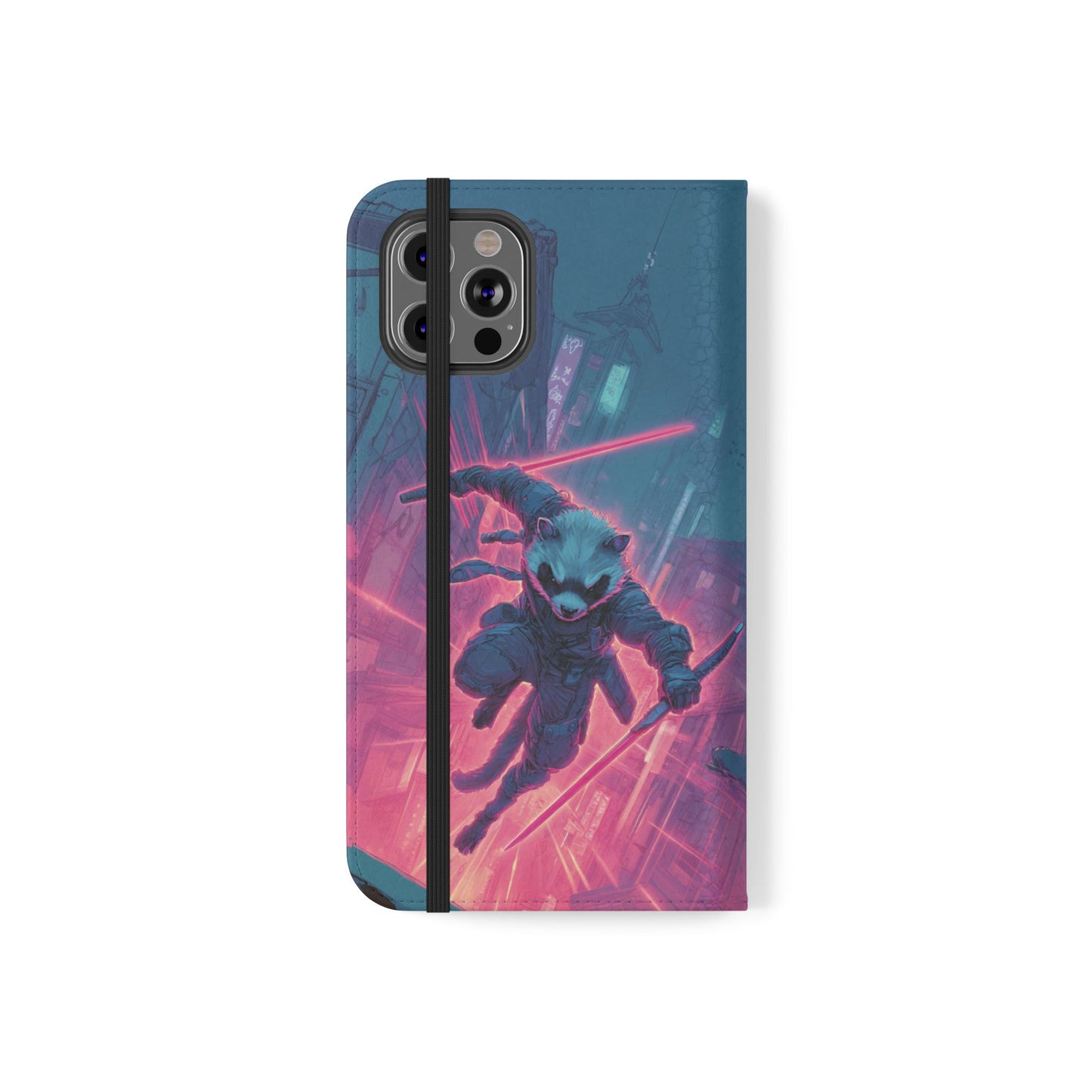 Cyberpunk Ferret - Wallet Flip Case