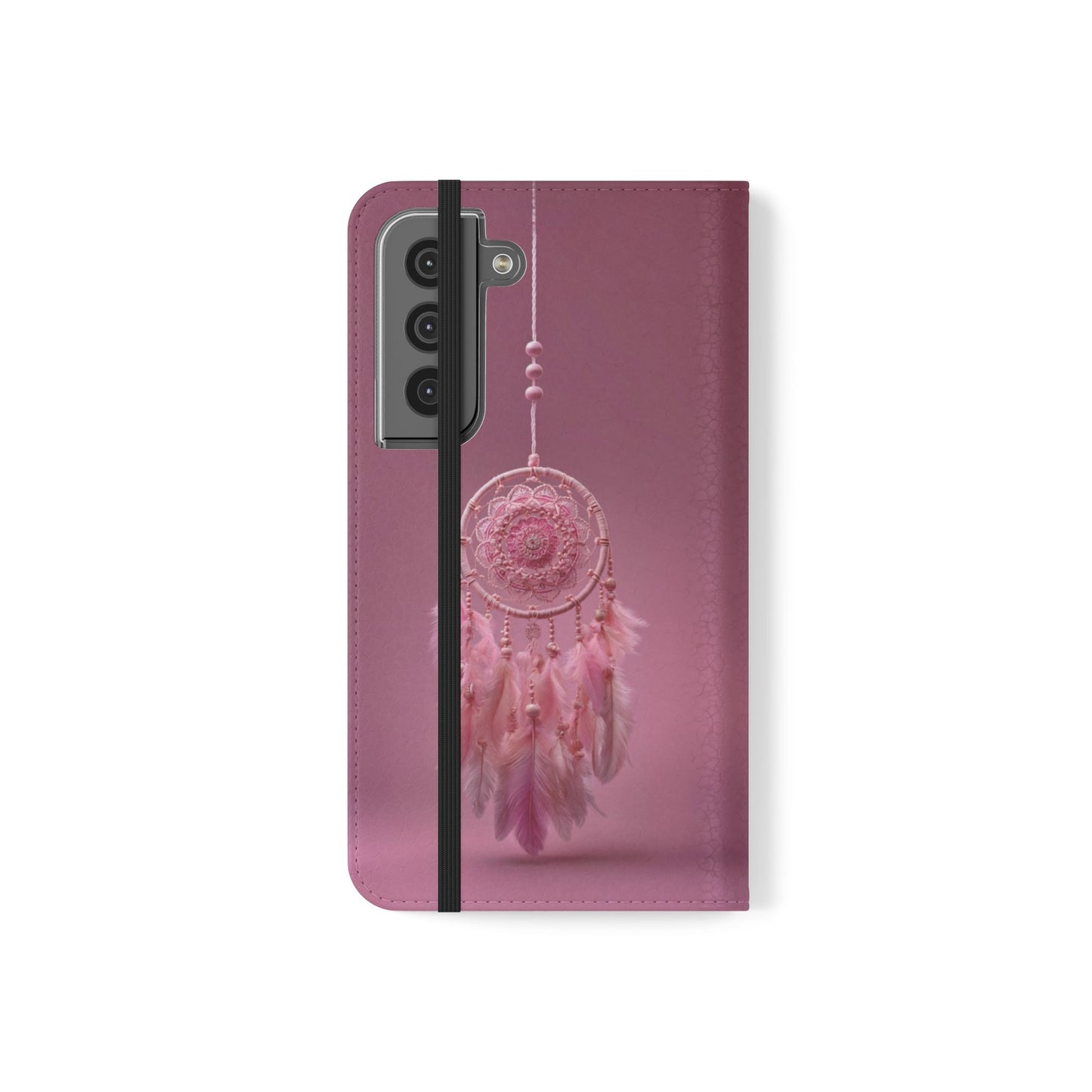Pink Lace Dreamcatcher - Wallet Flip Case