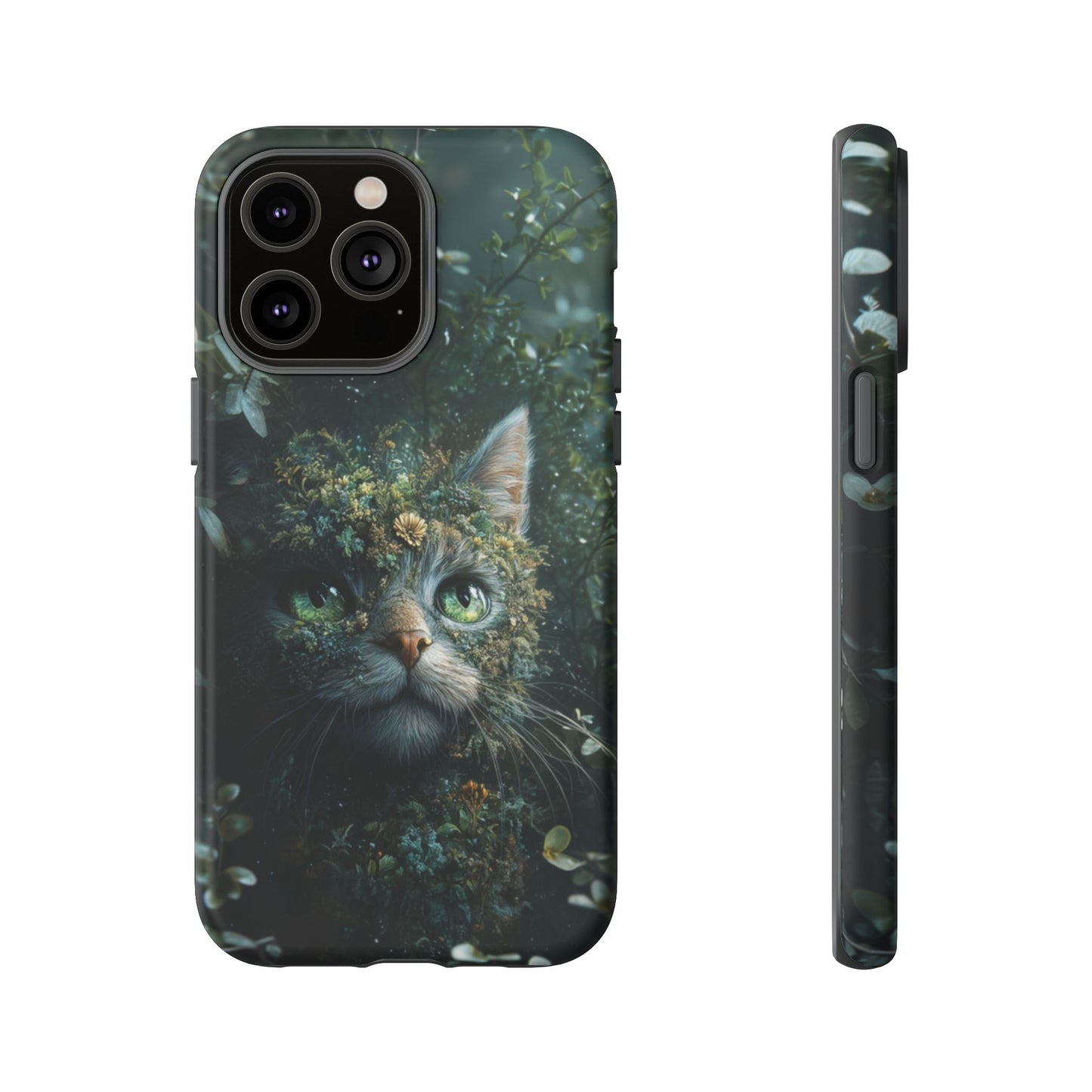 Forest Fantasy Cat Phone Case – iPhone, Google Pixel, Samsung Galaxy