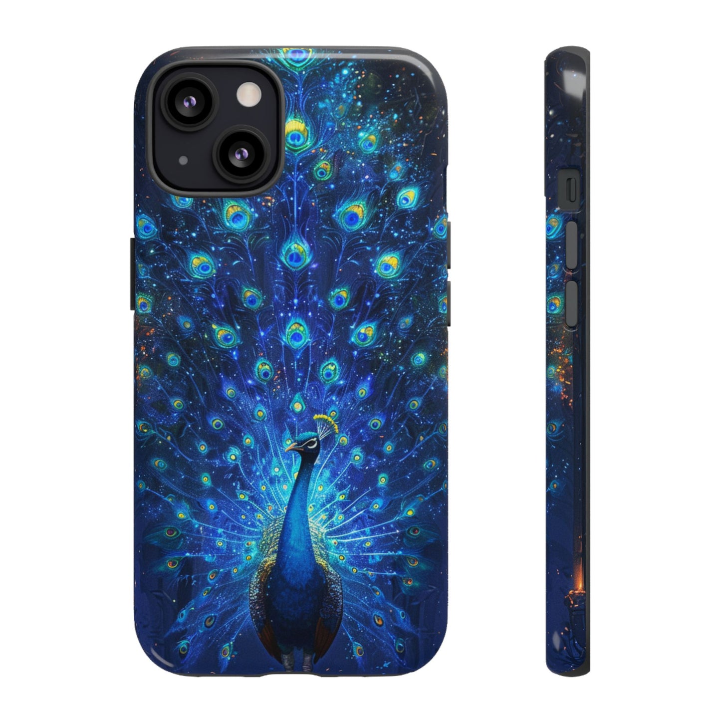 Starlit Peacock Majesty – Tough iPhone Case