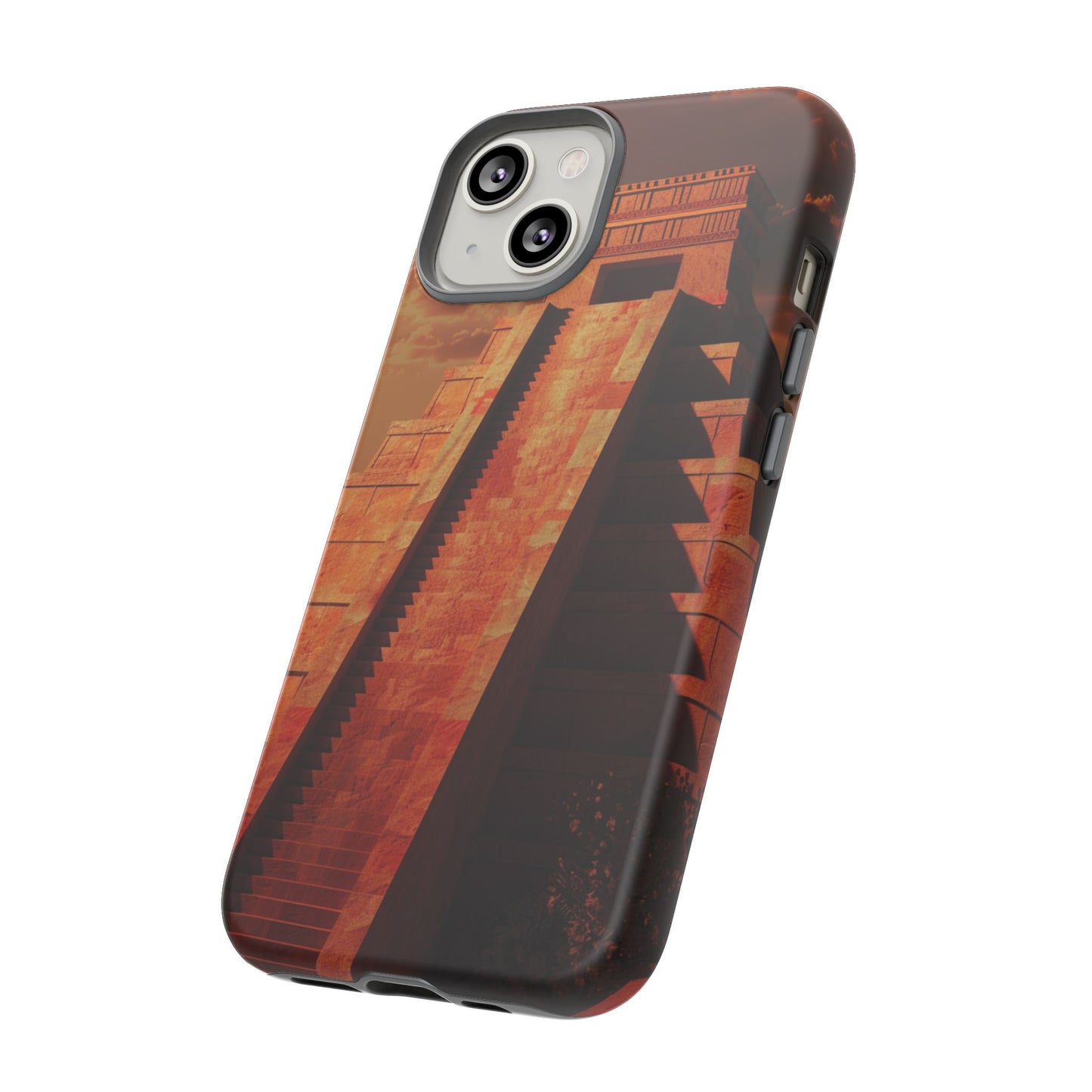 Mayan Pyramid Twilight Phone Case – iPhone, Google Pixel, Samsung Galaxy