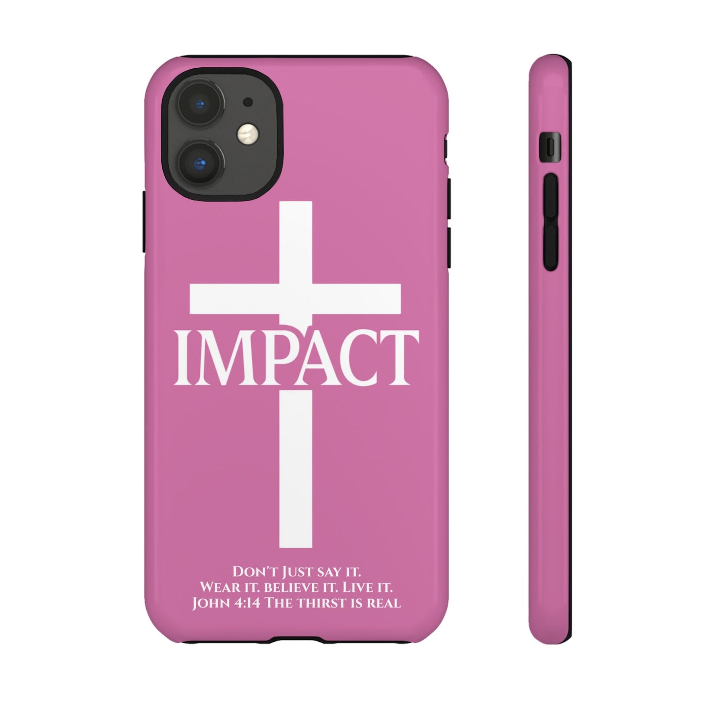 Impact Pink - Tough iPhone Case