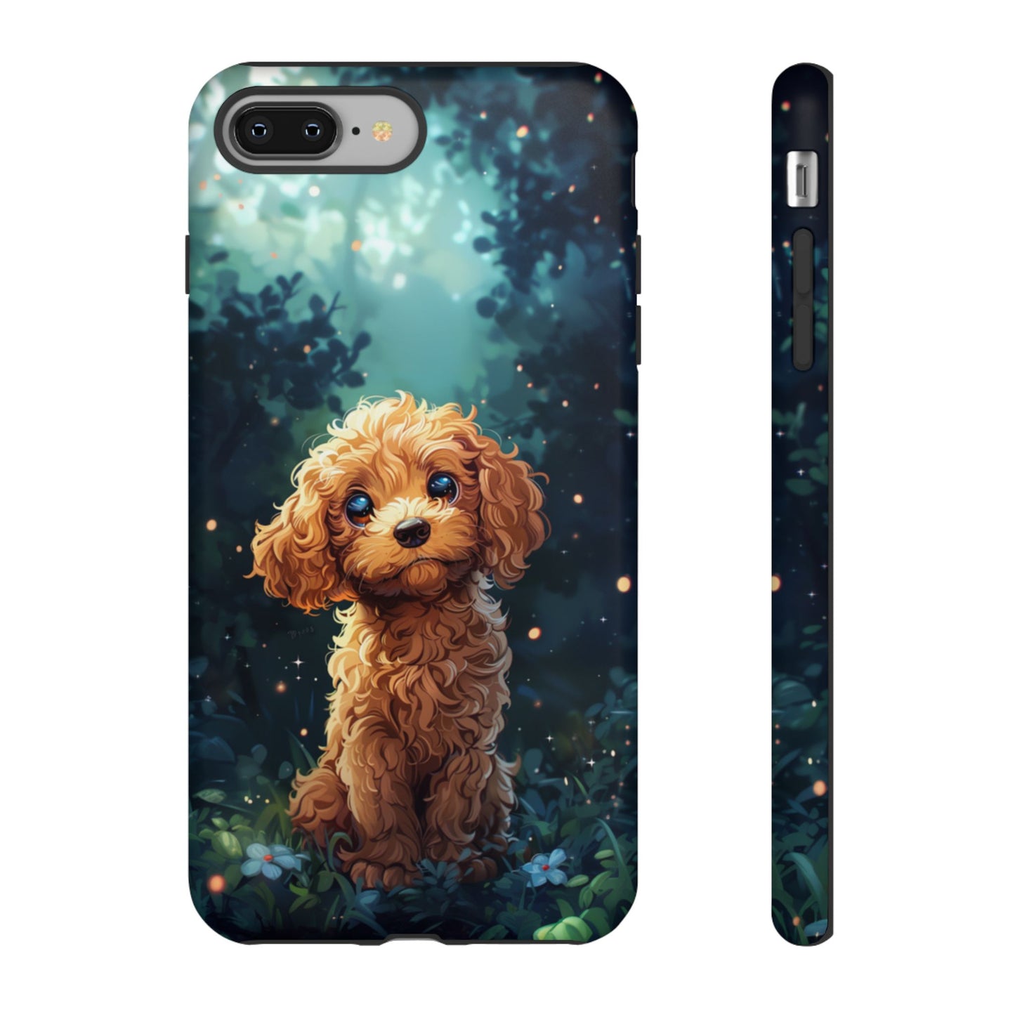 Forest Poodle - Tough iPhone Case