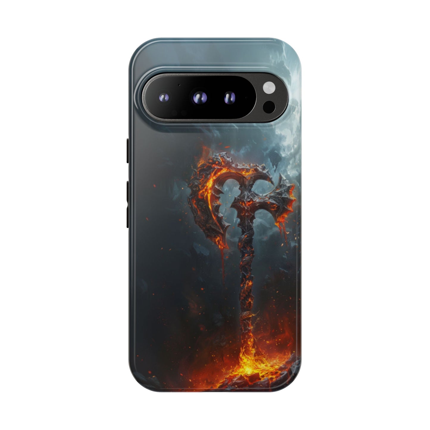 Molten War Axe - Tough Google Pixel Case
