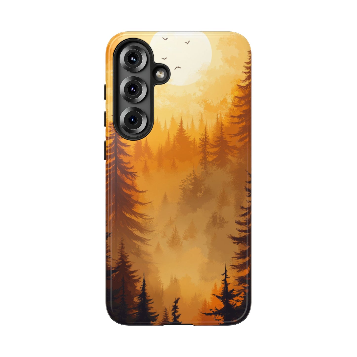 Golden Forest Silhouette – Tough Samsung Galaxy Case