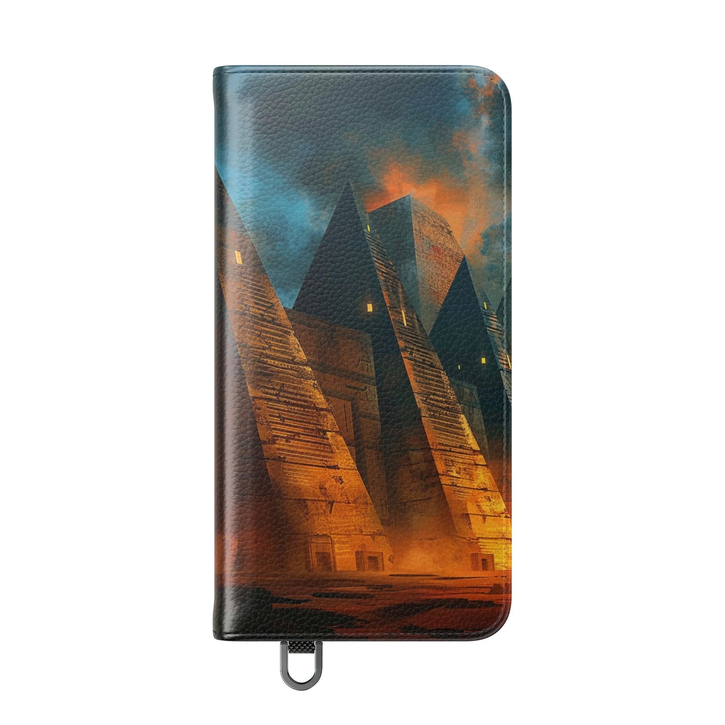Ancient Egyptian Pyramids Sunset - Wallet Flip Case