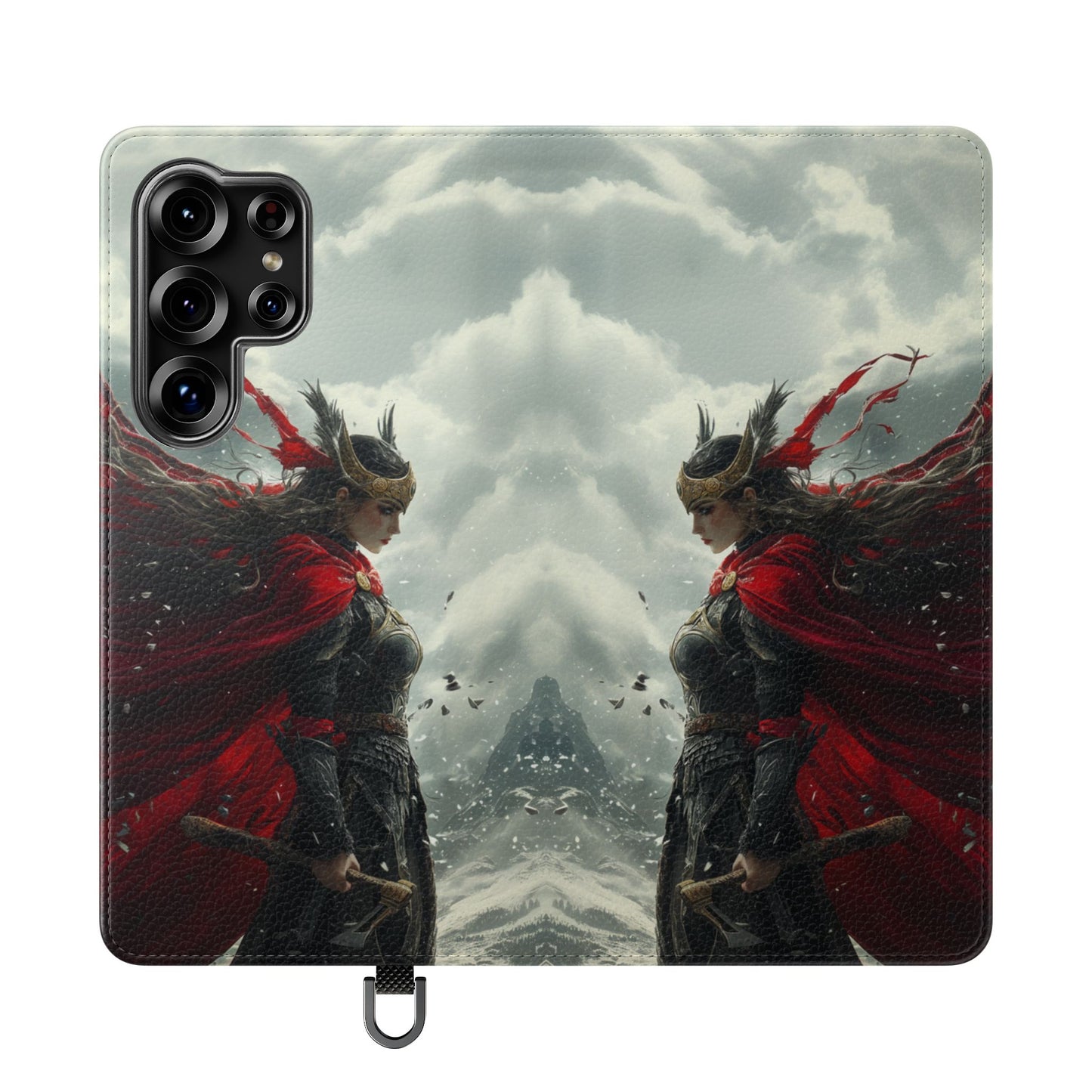 Freya Crimson Valkyrie - Wallet Flip Case