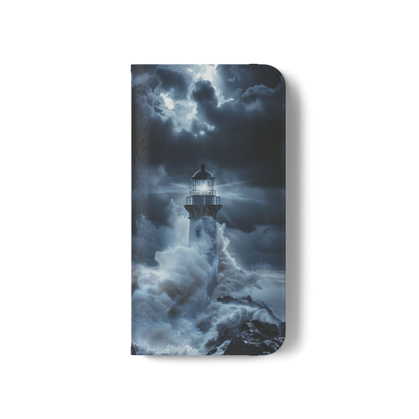 Stormbound Lighthouse - Wallet Flip Case
