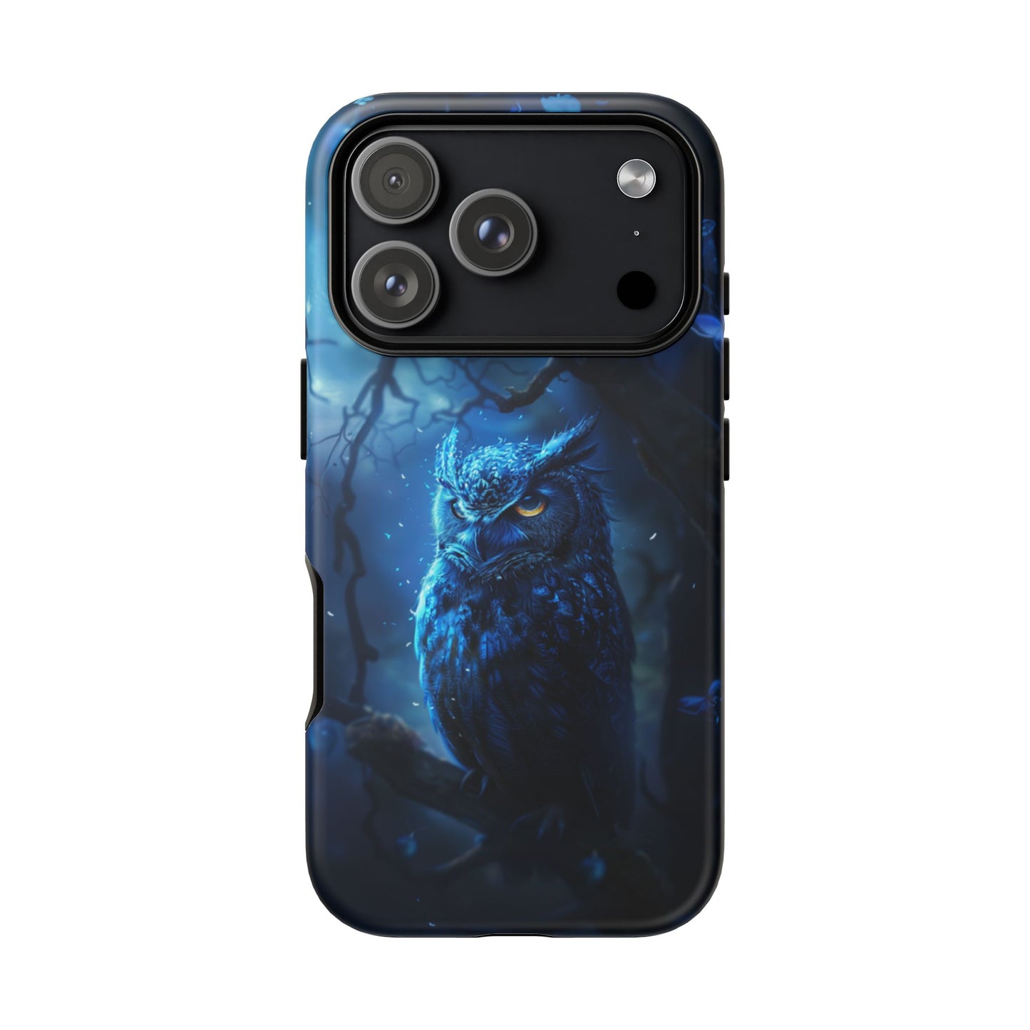 Azure Nocturne Owl – Tough iPhone Case