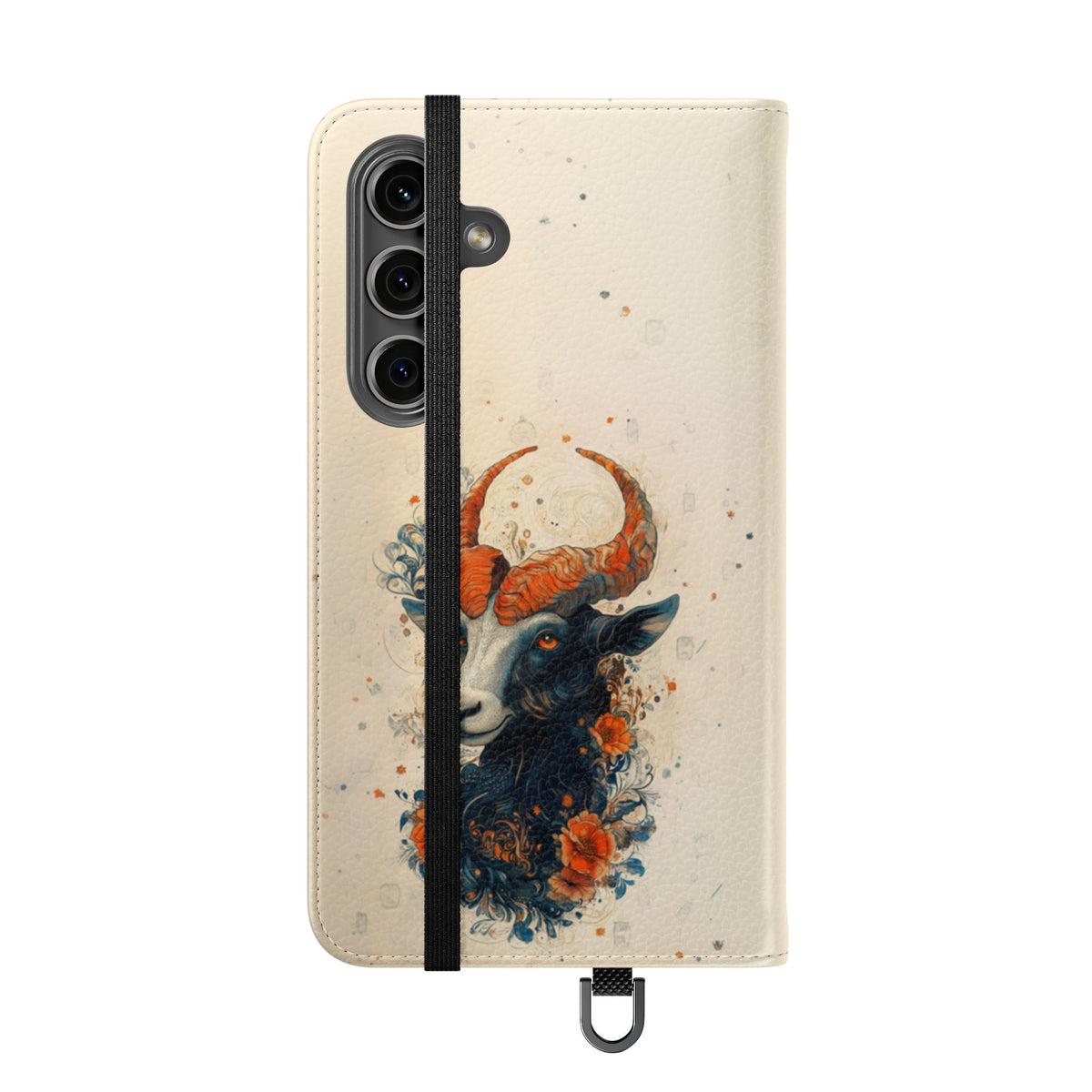 Capricorn Celestial Goat - Wallet Flip Case