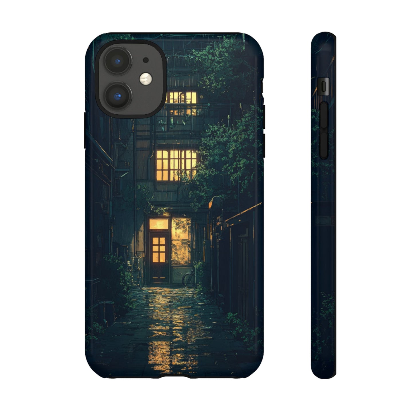 Rainy Alley - Tough iPhone Case